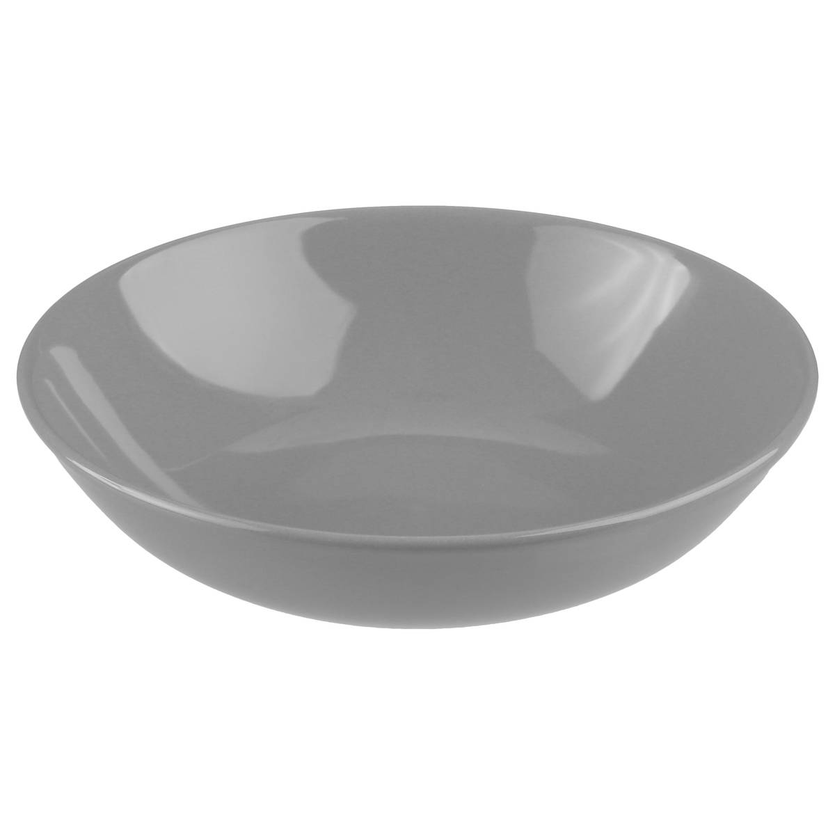 Deep plate "Colorama" D.20.5 cm, Gray