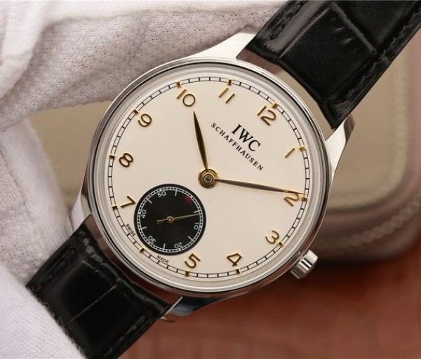 Replica IWC ZF Portuguese IW545405 White   Black Dial A6498 - Elite Watch Atelier