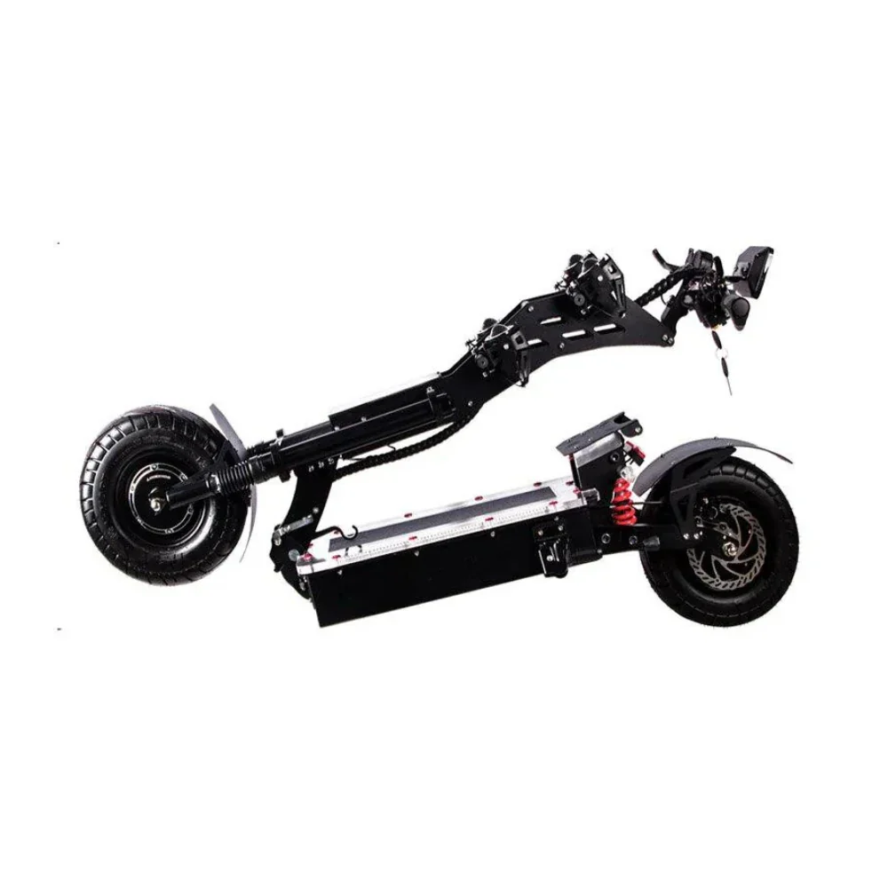 Electric Scooter Adults, Up to 65MPH 75 Miles Range, 10,000W Dual Motor 13In All Terrain Fat Tires, Hydraulic Suspension and Oil Brakes, Sports Off Road Adult E-Scooter for Adults