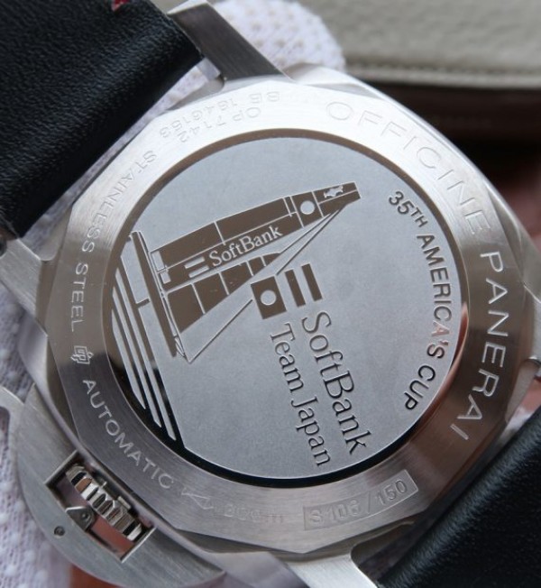 Replica Panerai SF PAM732 Softbank Team Japan Leather Strap P9010 - Top club