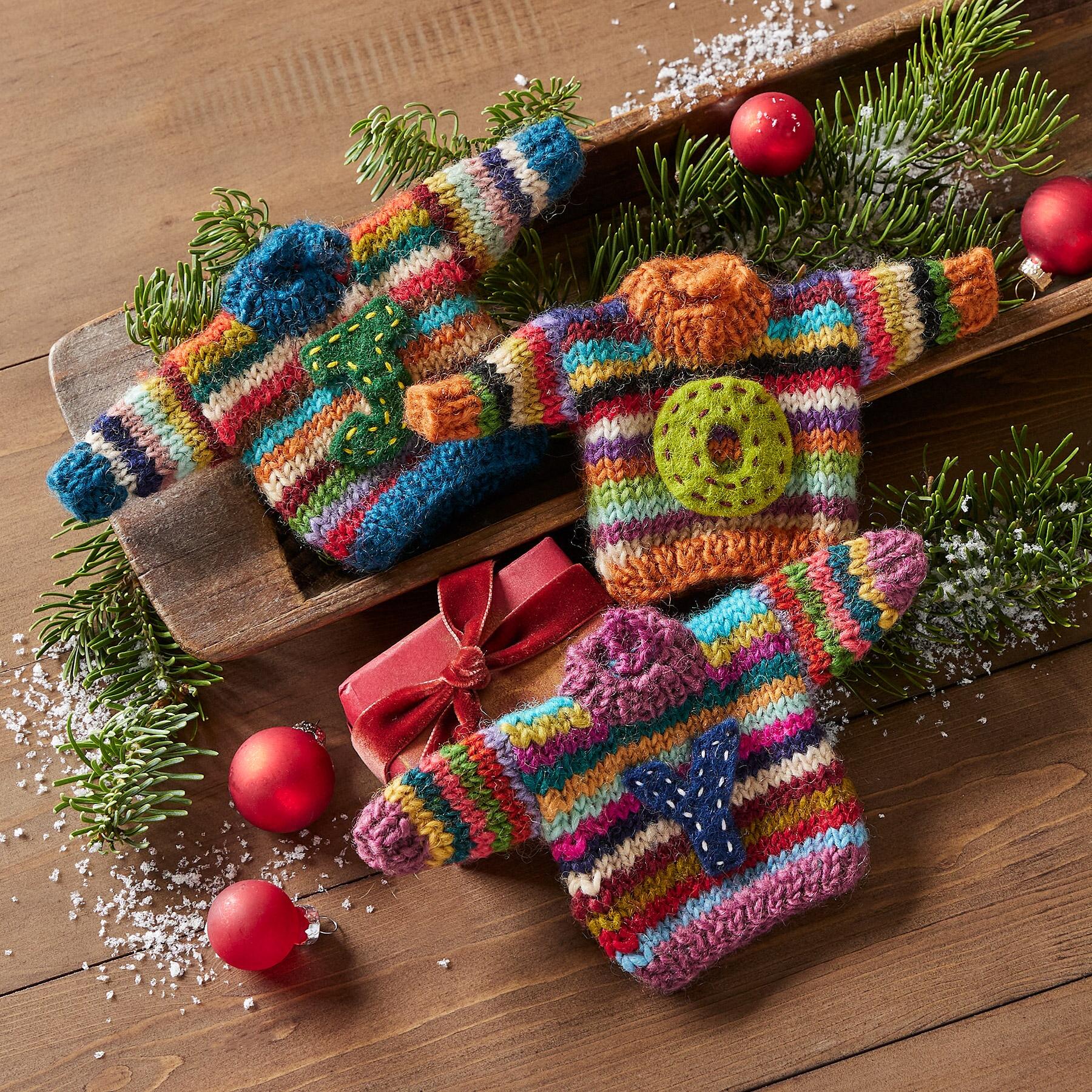 Striped Initial Sweater Ornament - Sundance Clothing