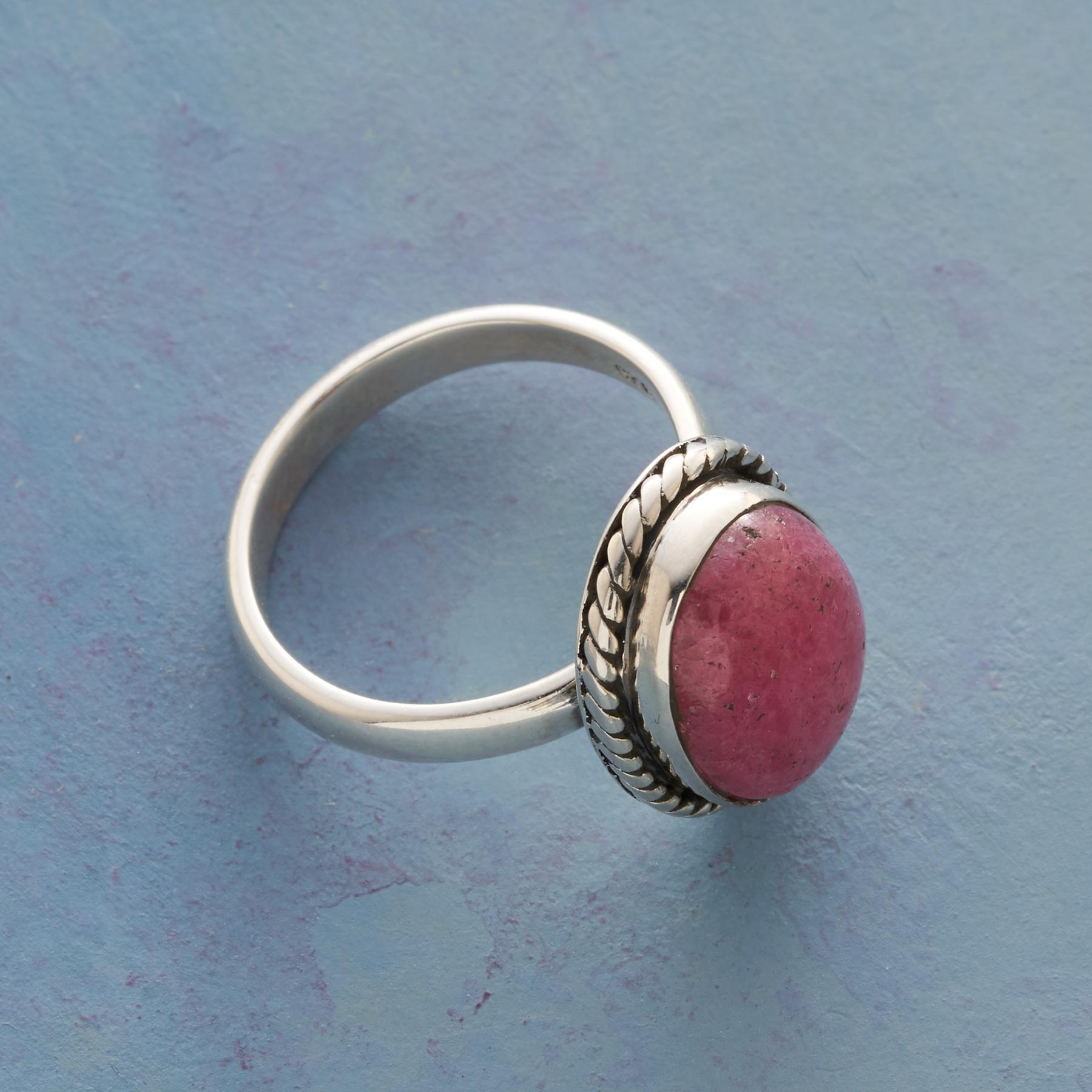 Rope Around Rhodonite Ring - Sundance Clothing