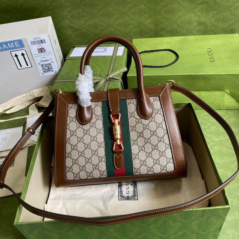 Replica Gucci Jackie 1961 Medium Tote Bag 649016 Gg Supreme1:1High-quality replica