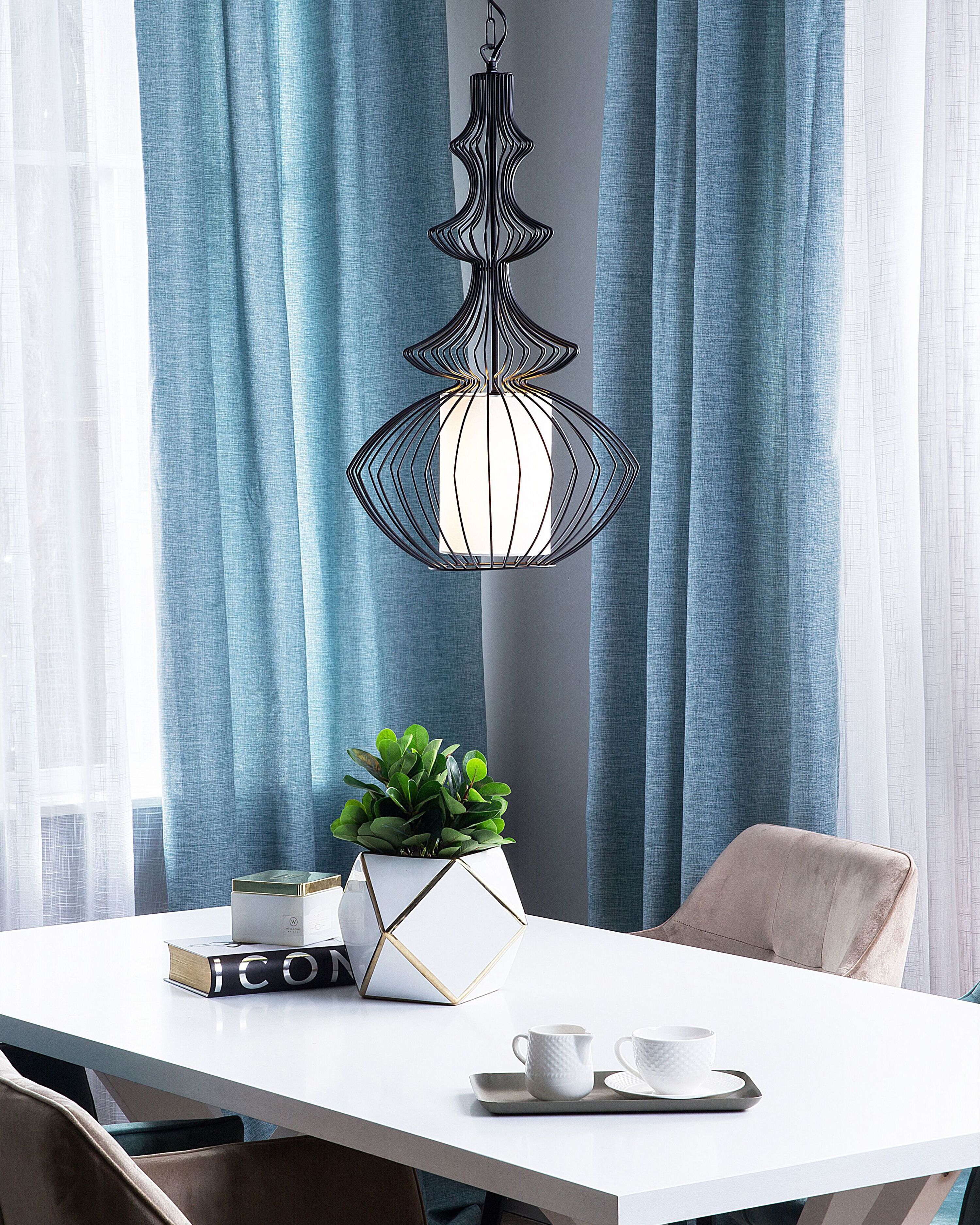 Pendant Lamp KOLVA Metal Black