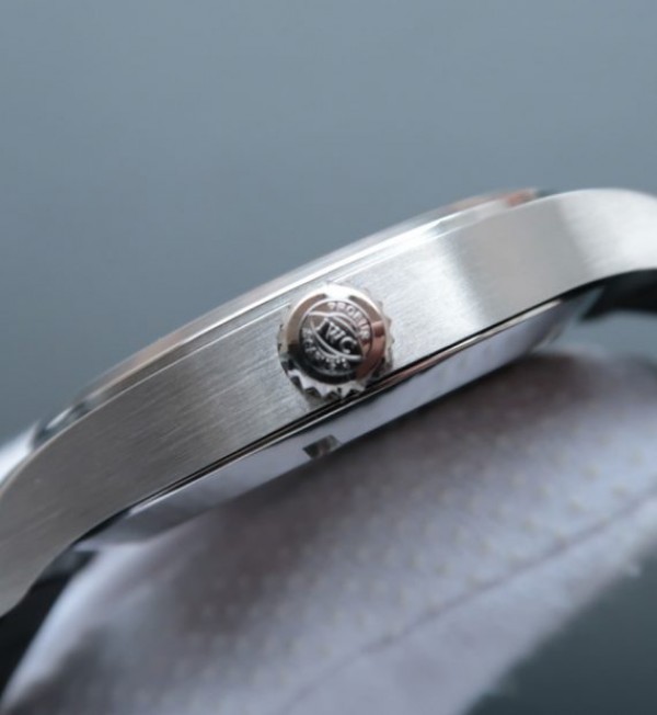 Replica IWC MKF Mark XVII Black Dial Black Leather Strap A2892 - Top club