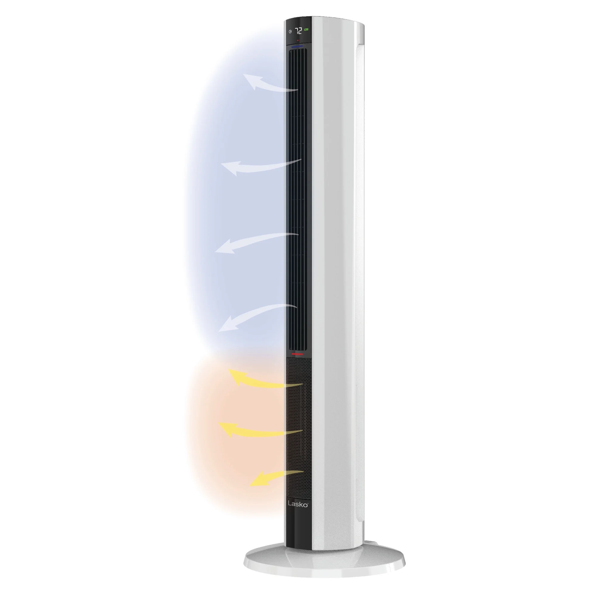 Lasko 42" 1500W All Season Tower Fan & Space Heater with Timer and Remote, White, FH500 - Image 13