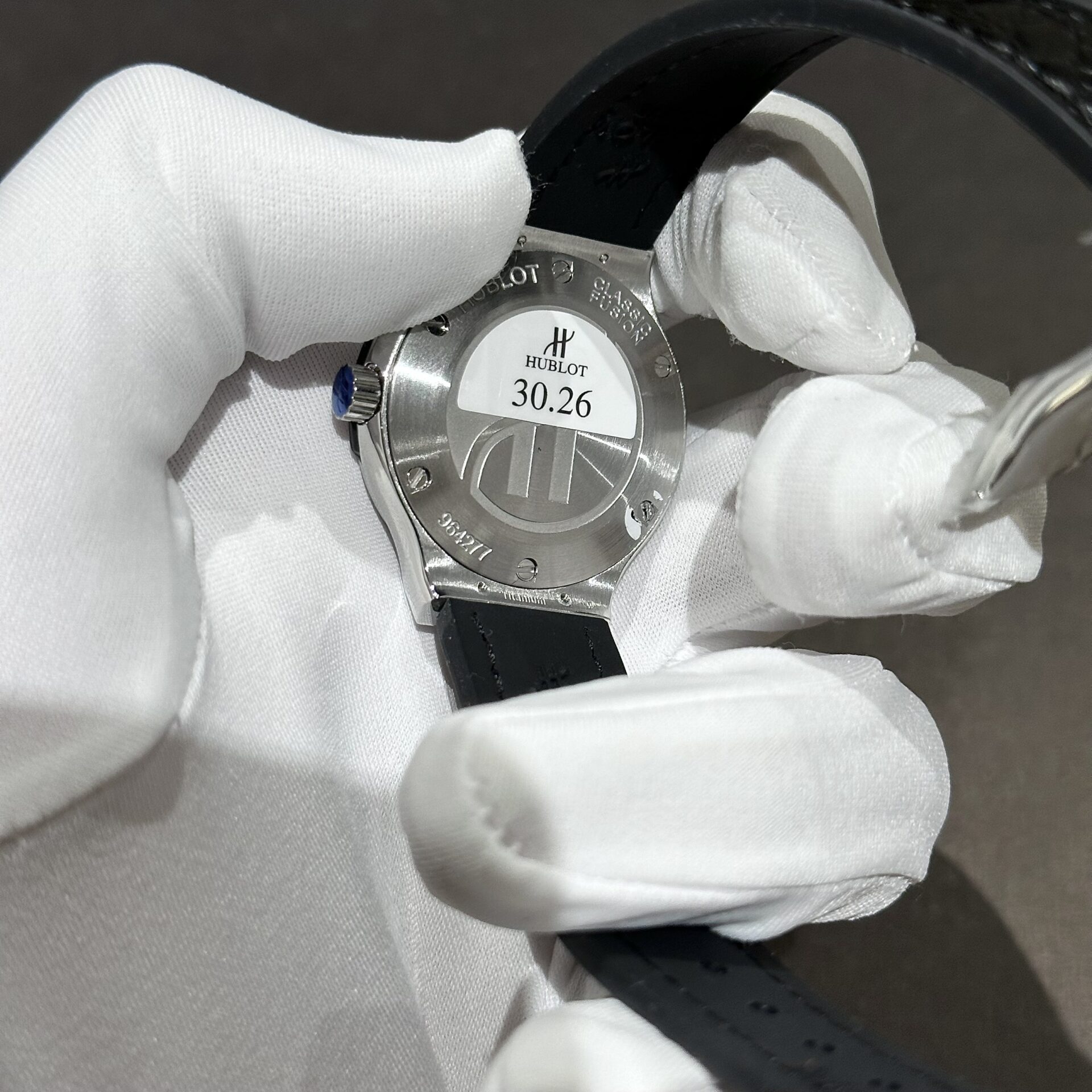 Hublot Classic Fusion Replica Watch With Full Moissanite Diamonds 33mm - Top club