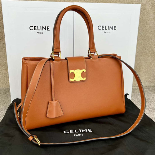 CELINE APPOLINE Medium Size Handbag – Premium Celine 1:1 Replica Bag Brown
