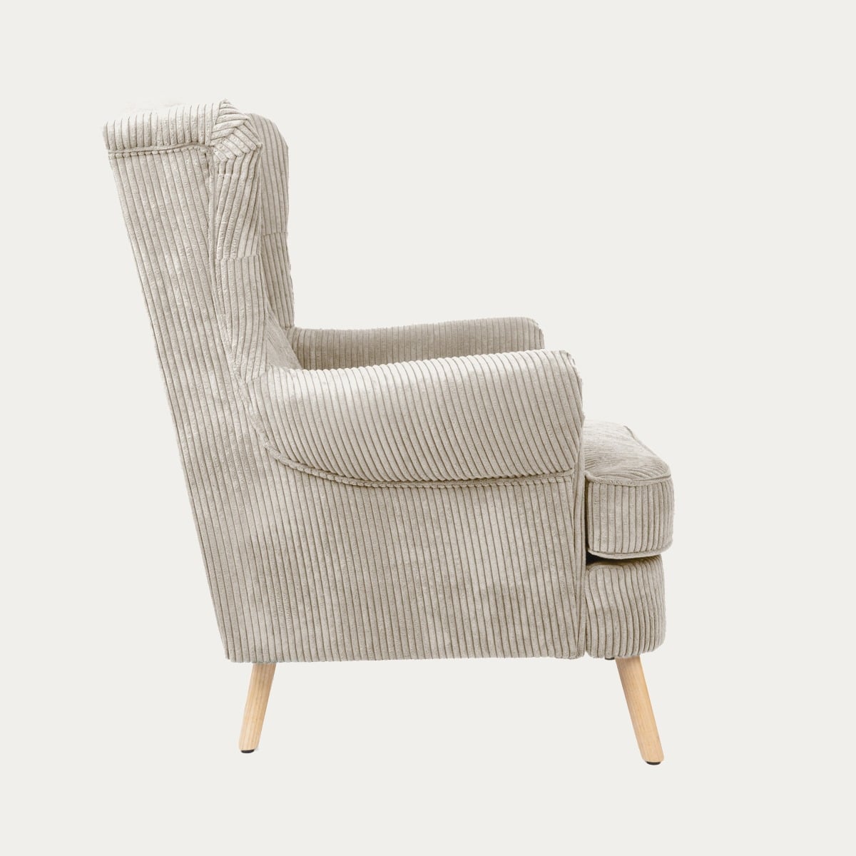 Fotel FOSSBY FASO sztruksowy zielony 86x85x108 cm