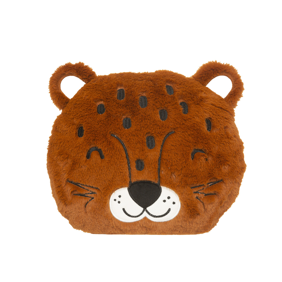 Kids cushion "Panther" Brown, 30x30 cm