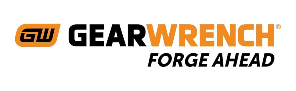 GEARWRENCH 5 Pc. Flex Head Flare Nut Wrench Set, SAE - 81910 GEARWRENCH Logo Forge Ahead