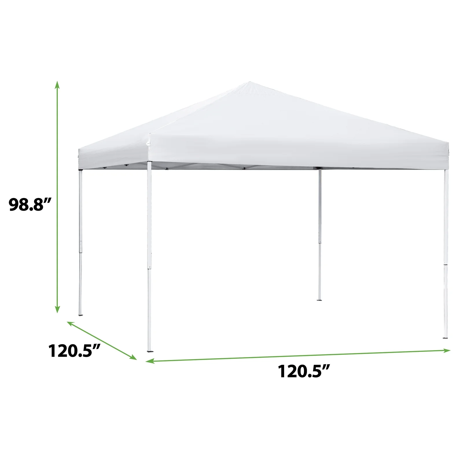 RONG-3 Pop Up Canopy, Outdoor Instant Canopy Tent Slant Legs with Carrying Bag, Portable Gazebo Shelter for Wedding Party,Commercial Event,Patio,Garden,Beach