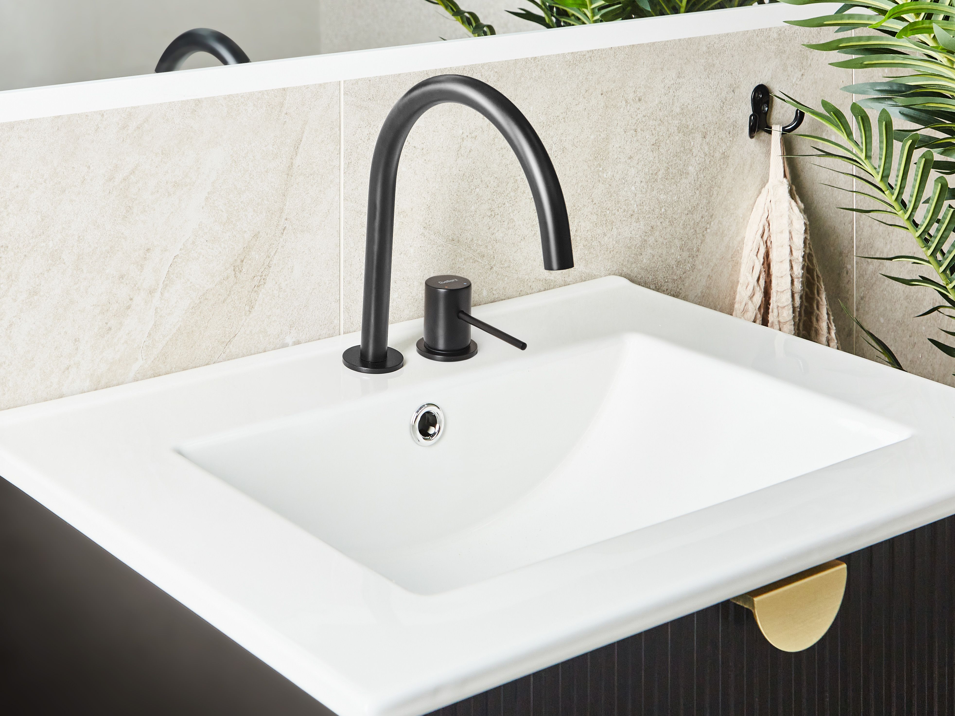 Basin Mixer Tap COLICO Brass Black