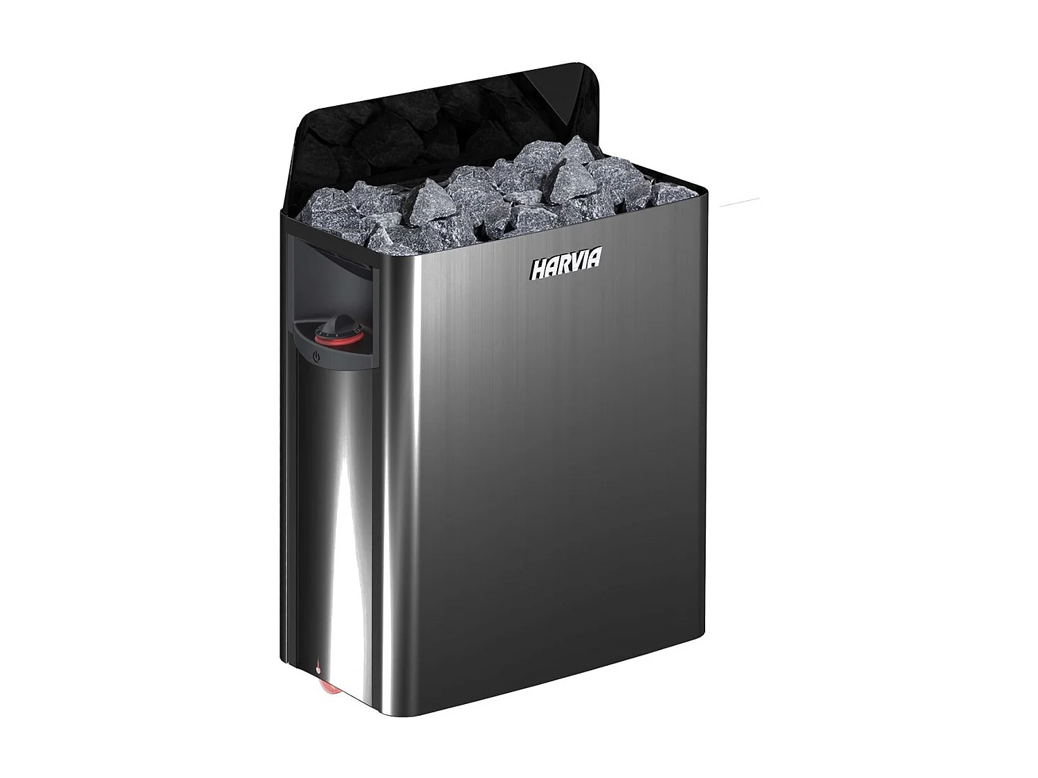 Harvia The Wall Black Steel Poêle pour sauna 4,5 kW