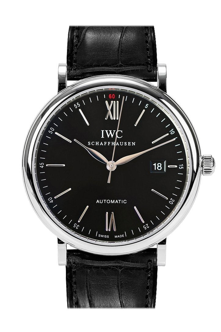 IWC Portofino Black Automatic IW356502(1:1 replica) - Top club