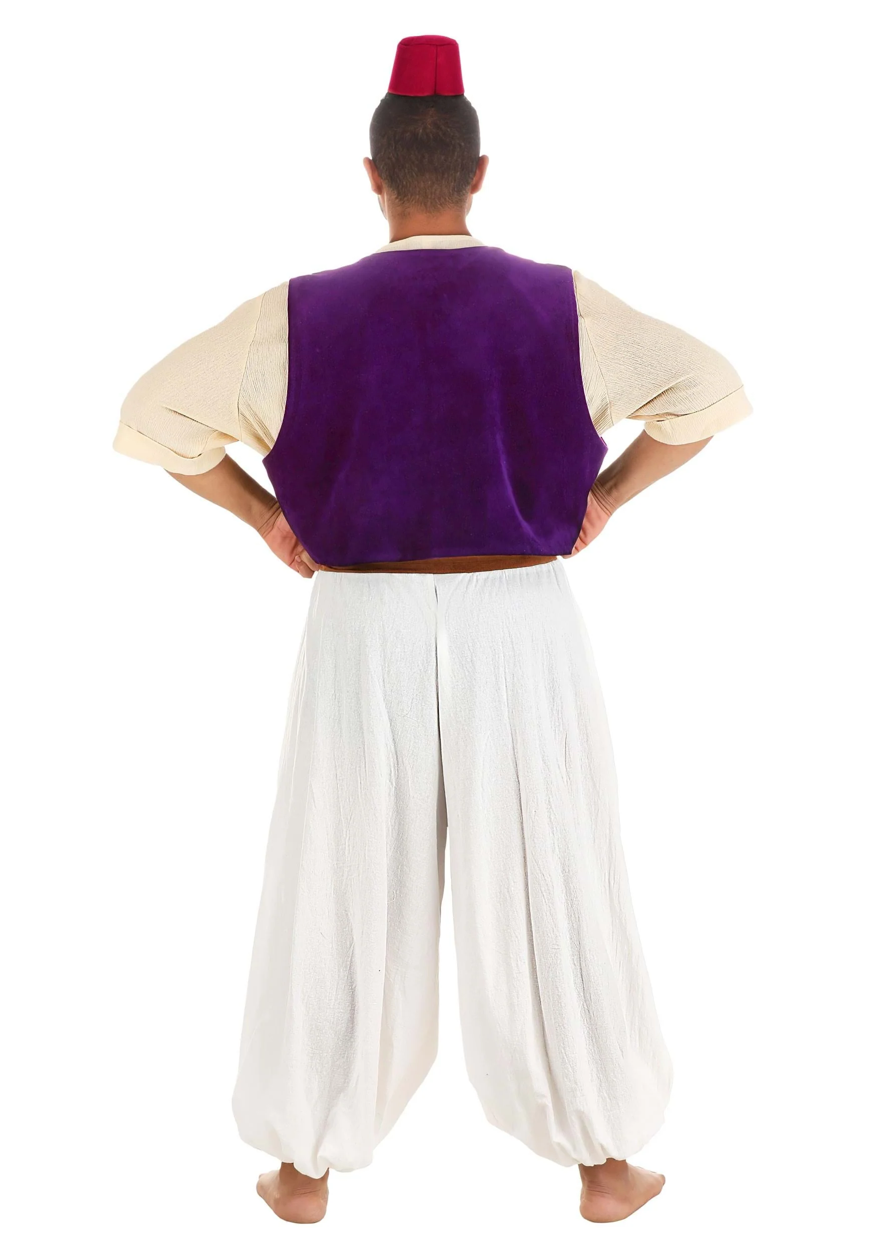 Plus Size Disney Aladdin Deluxe Men's Costume - Image 8 Plus Size Disney Aladdin Deluxe Men's Costume - Image 8