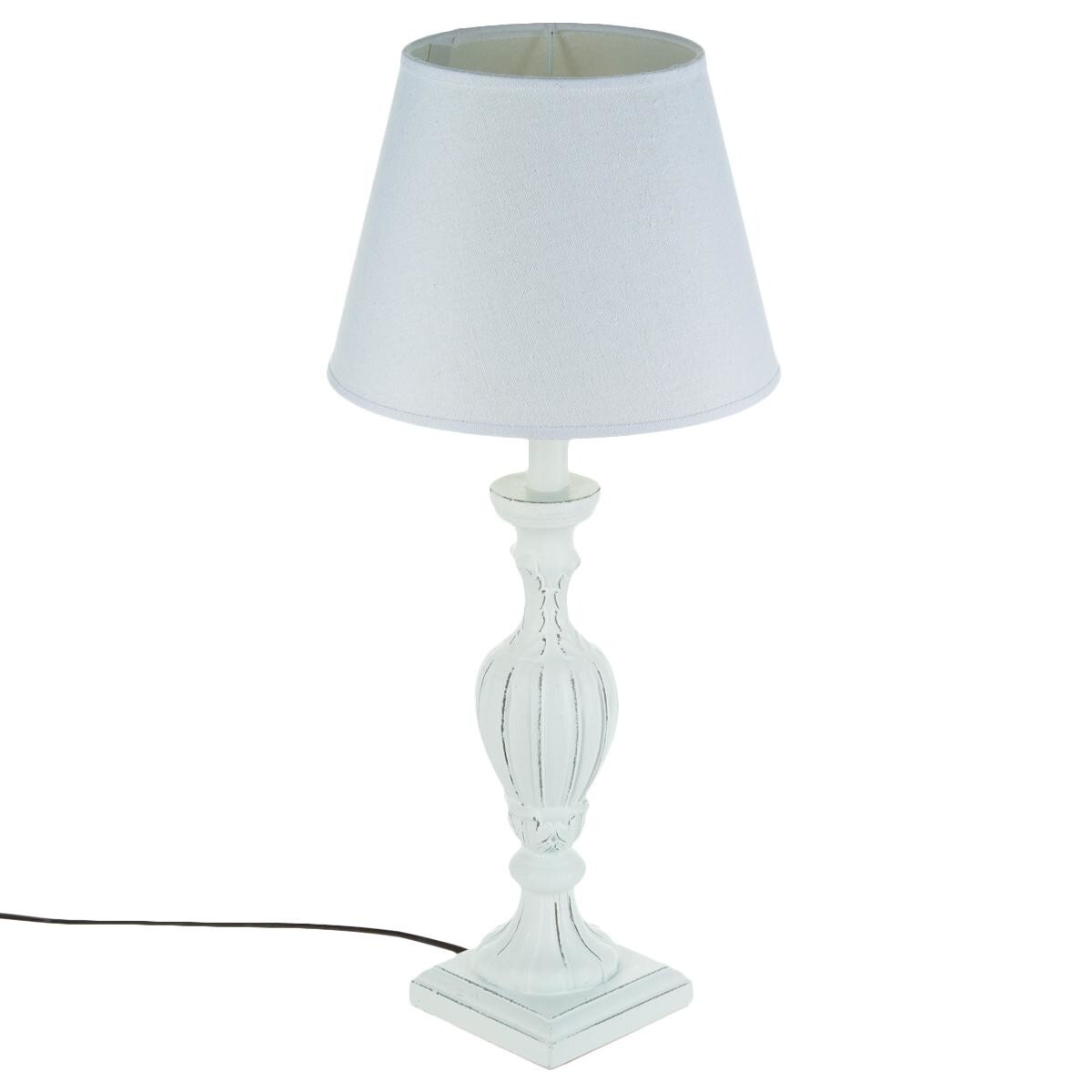 Lamp "Renzo" White, H.54.5 cm