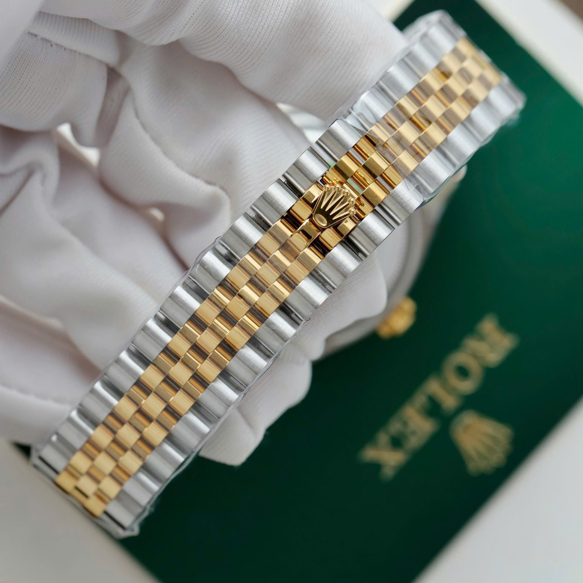 Rolex DateJust Best Replica Watch Green Dial Jubilee Strap THB Factory 31mm - Top club