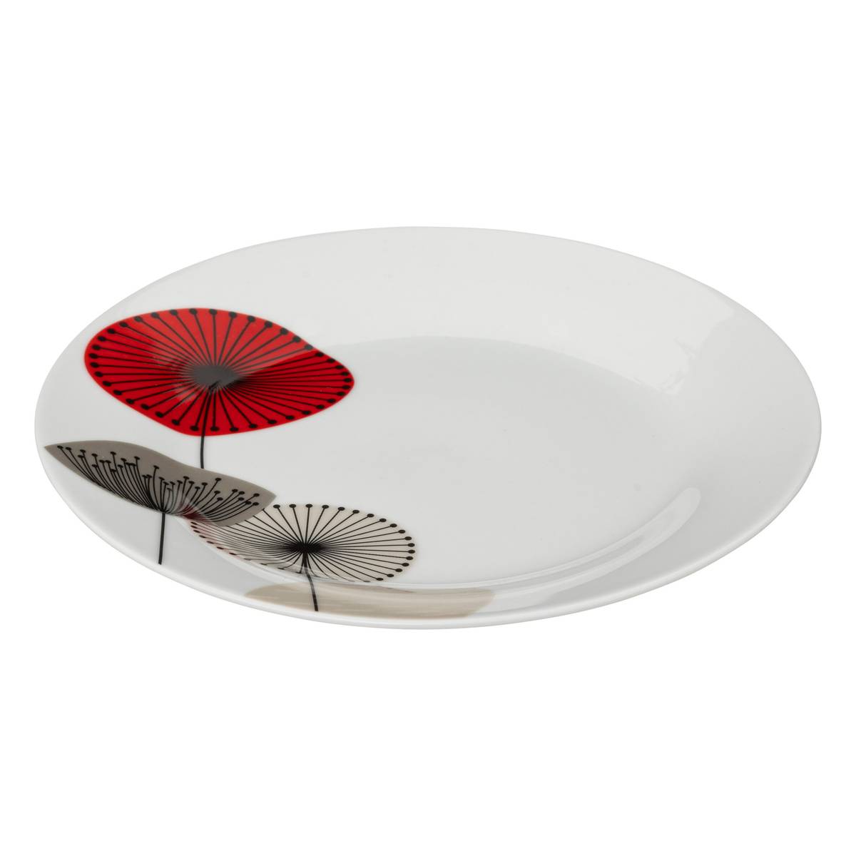 Set of 6 dessert plates "Osara" D.19.2 cm, White