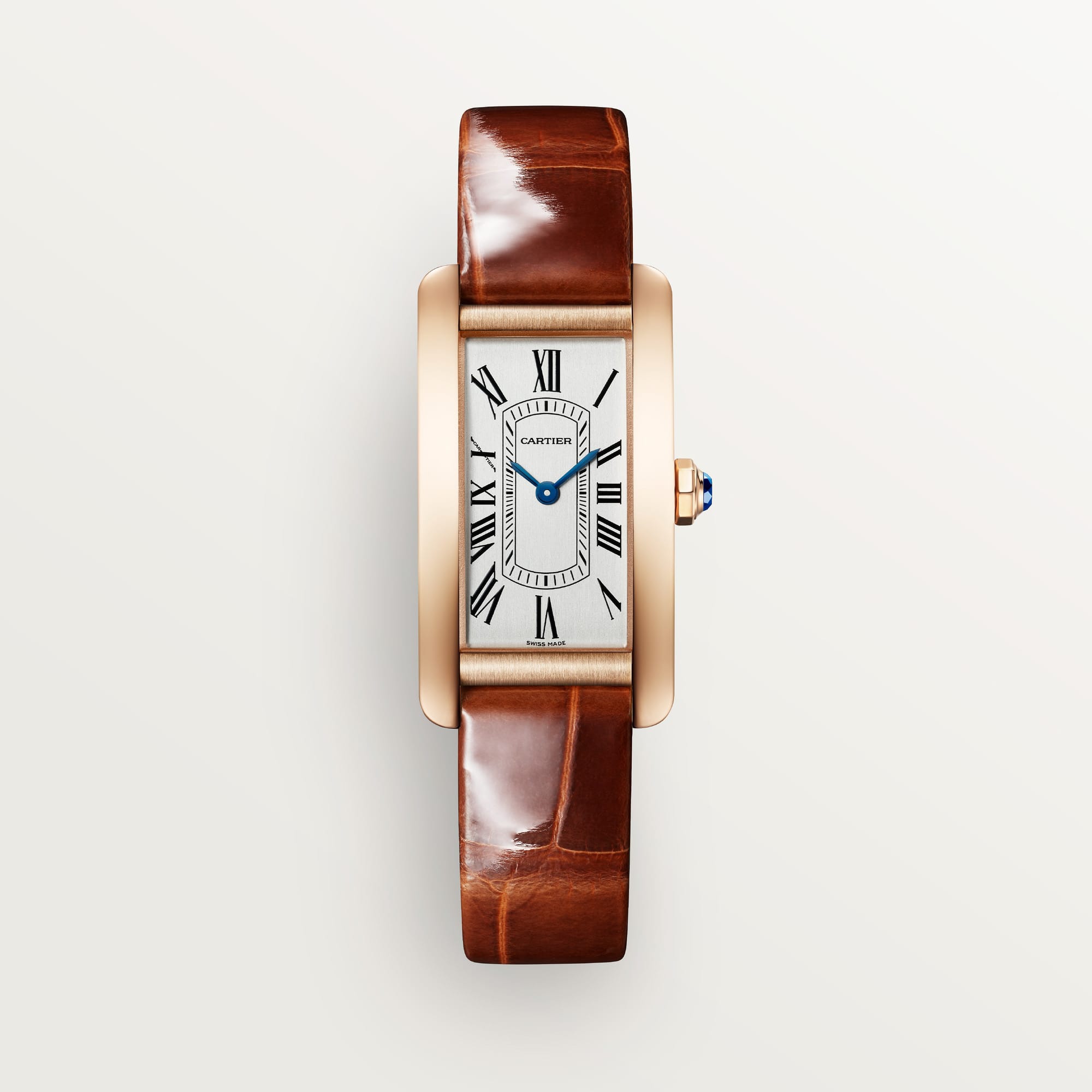 fake cartier watch Tank Americaine small model quartz movement(1:1 replica) - Elite Watch Atelier