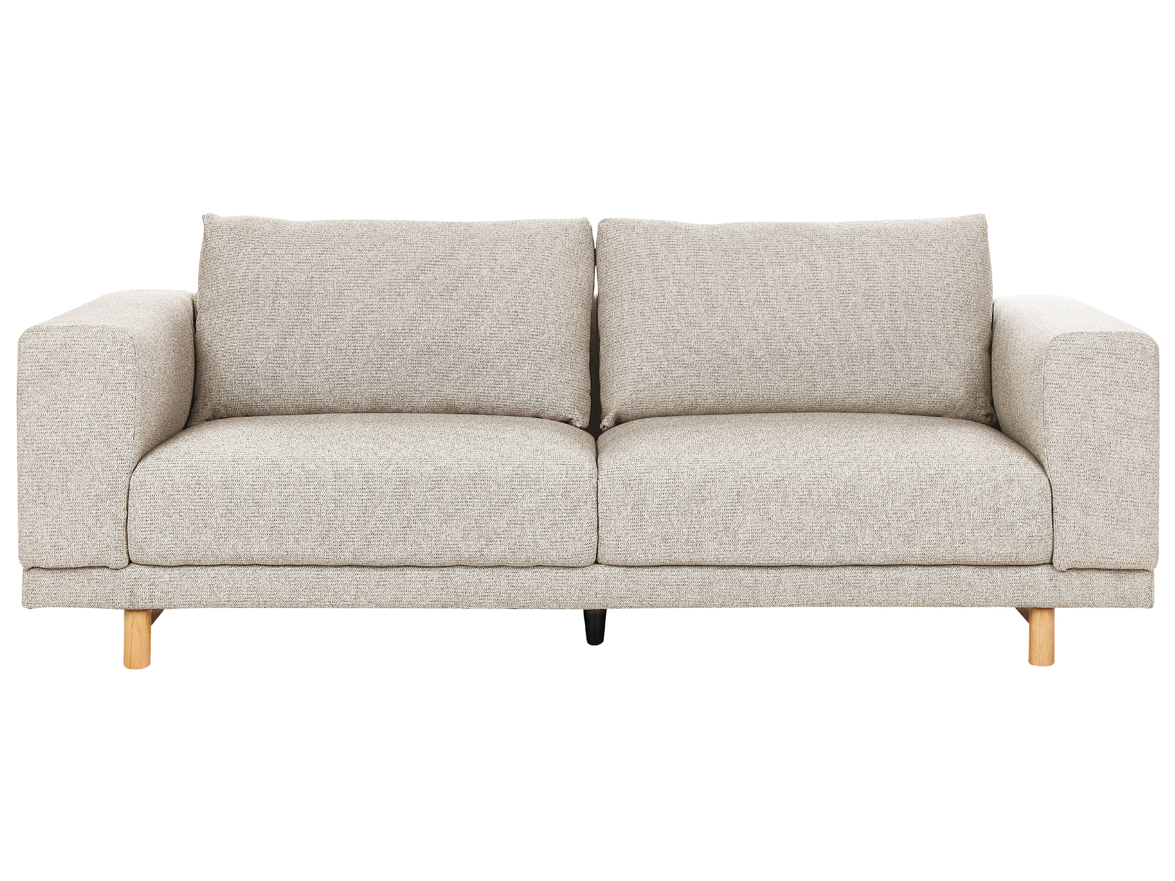 Sofa 3 Seater NIVALA Fabric Light Beige
