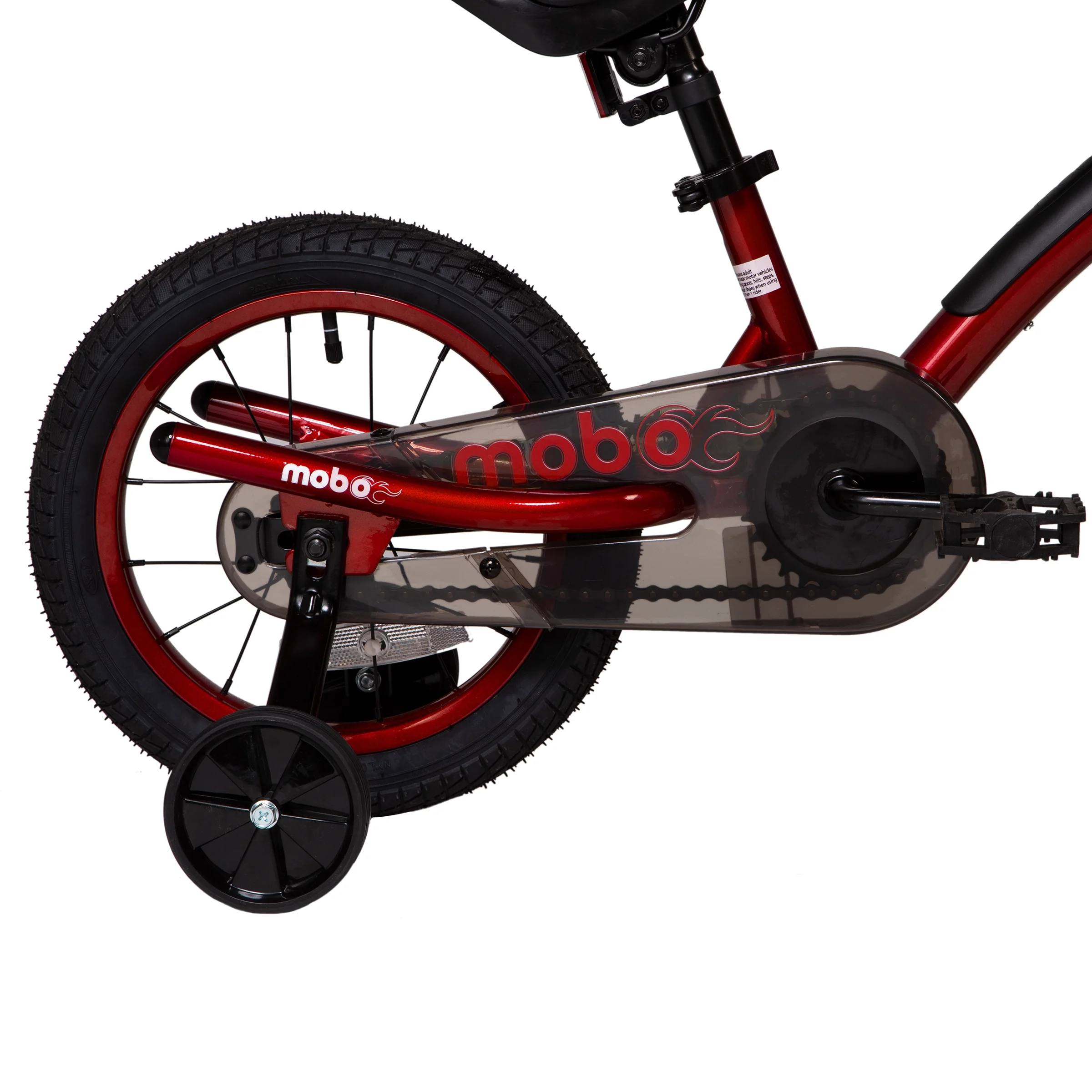 Mobo First Boy's 14" Kids Bike, Ages 3-5 Years Old, Red - Image 10