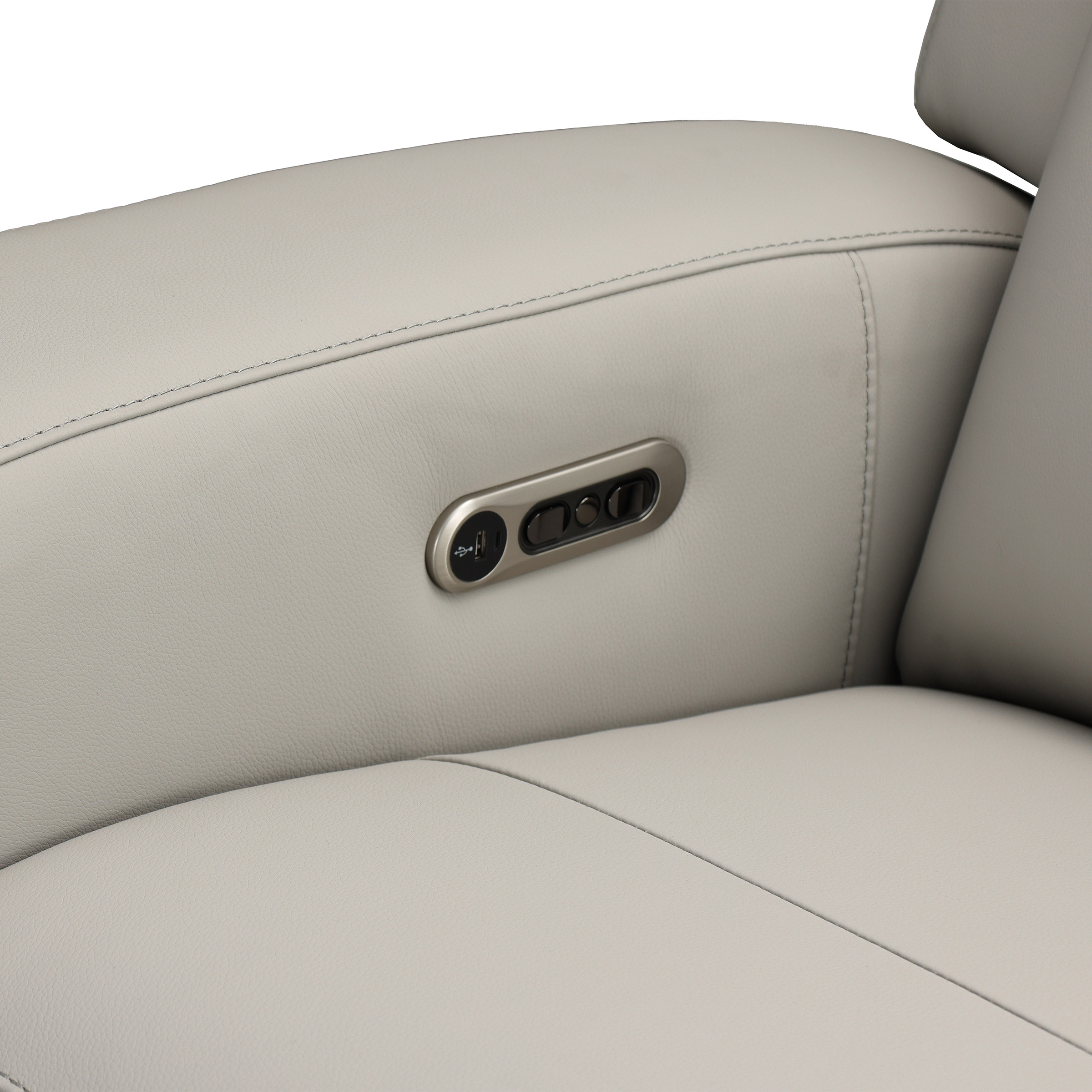Wren Zero Gravity Power Leather Recliner with Power Headrest - Image 7