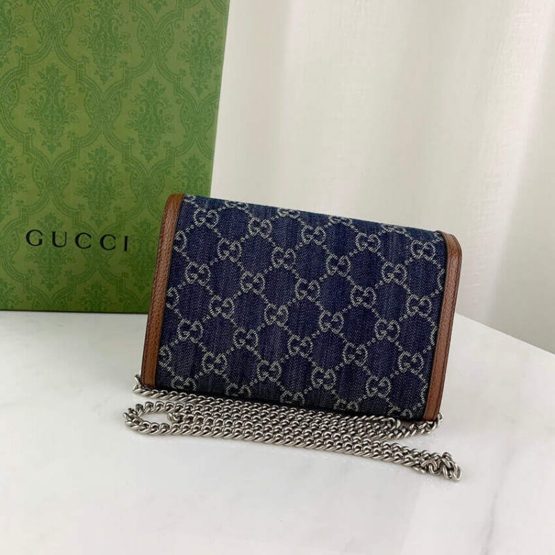 Replica Gucci Denim Dionysus Mini Chain Bag 4012311:1High-quality replica