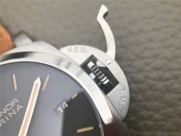 Replica Panerai PAM1351 Titanium ZF Brown Dial Brown Asso Strap P9010 - Top club