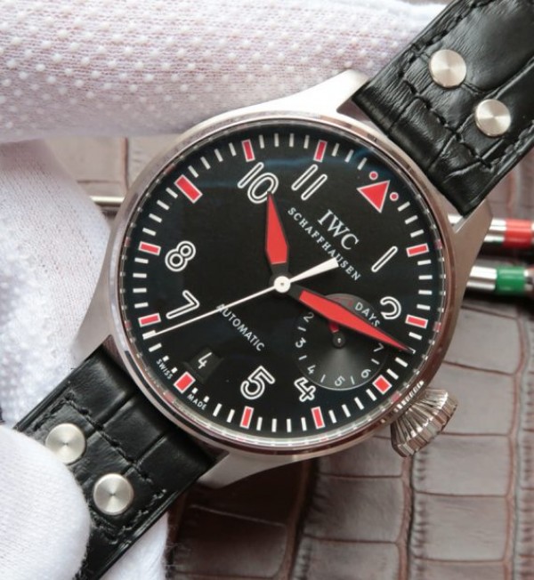 Replica IWC ZF Big Pilot IW500433 Muhammad Ali Leather Strap - Elite Watch Atelier