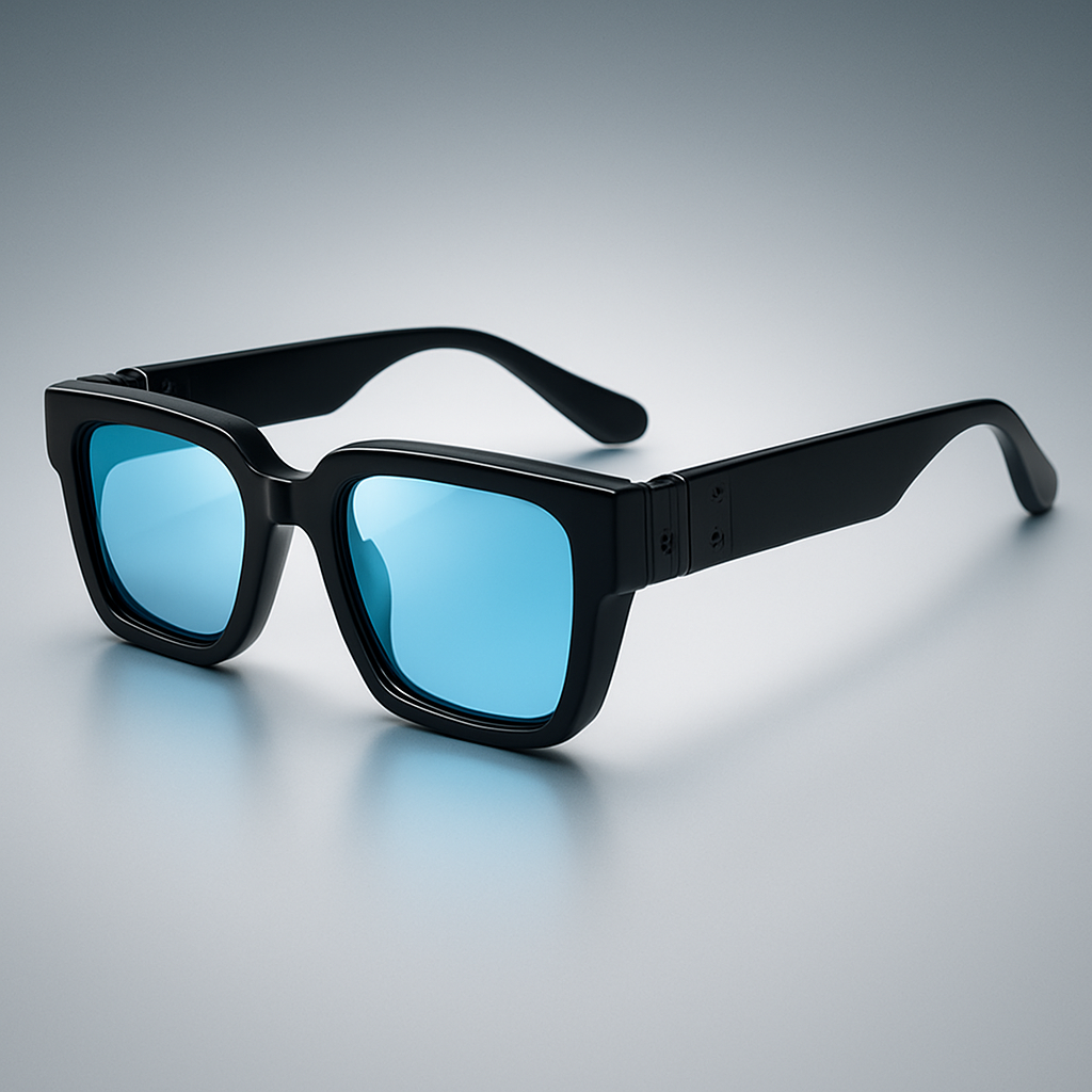 Gepolariseerde Unisex Zonnebril met UV-400 Bescherming – Stijlvol Zwart Vierkant Ontwerp, Krasbestendige Lenzen