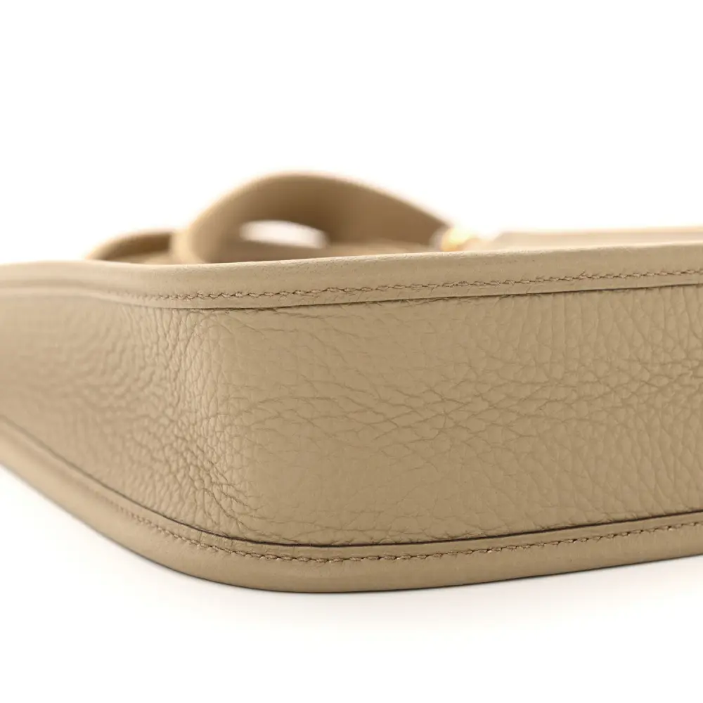 Hermès Beige Marfa Taurillon Clemence Leather Amazone Evelyne TPM Gold Hardware High-quality Replica1:1High-quality replica