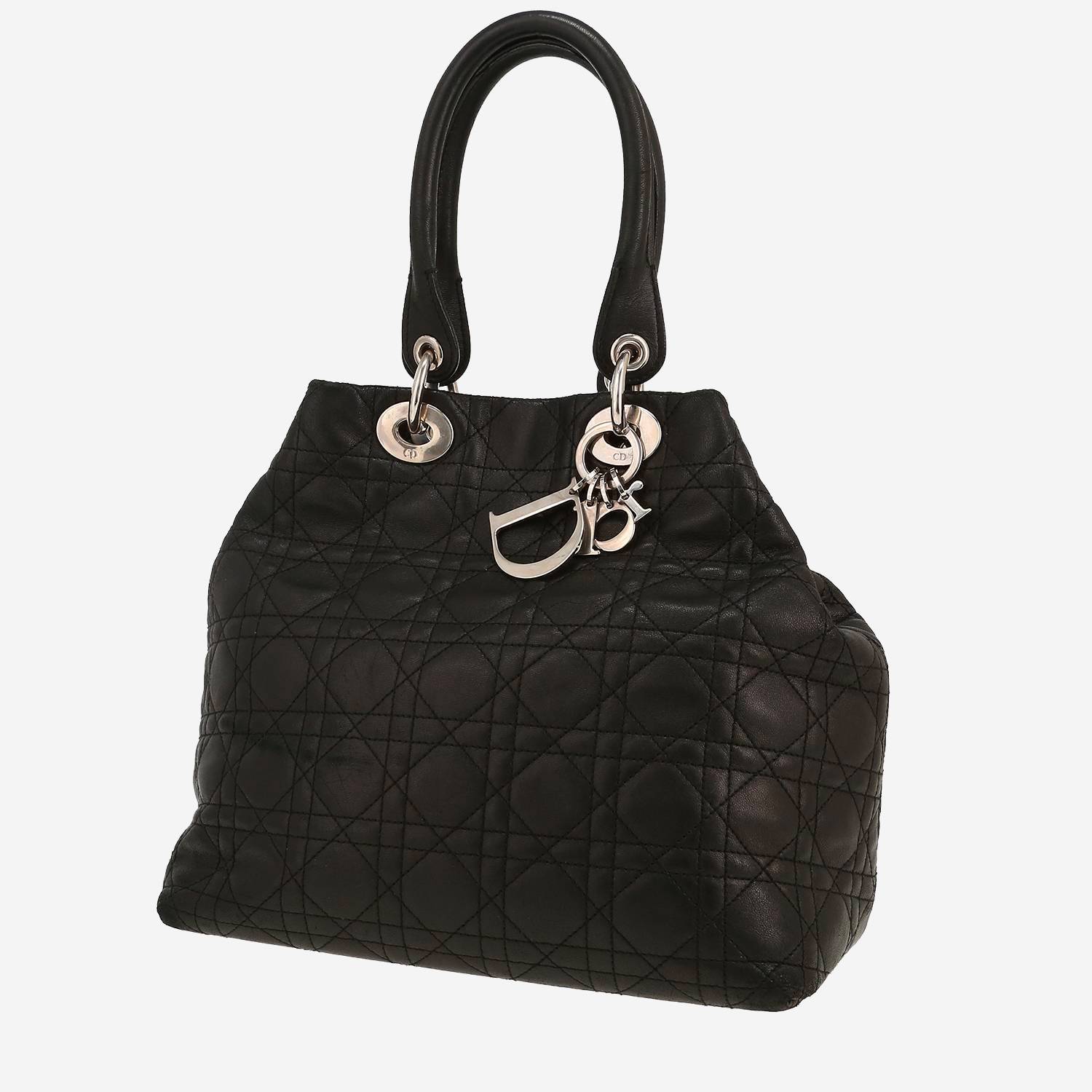 Dior Dior Soft handbag in black leather cannage1:1High-quality replica