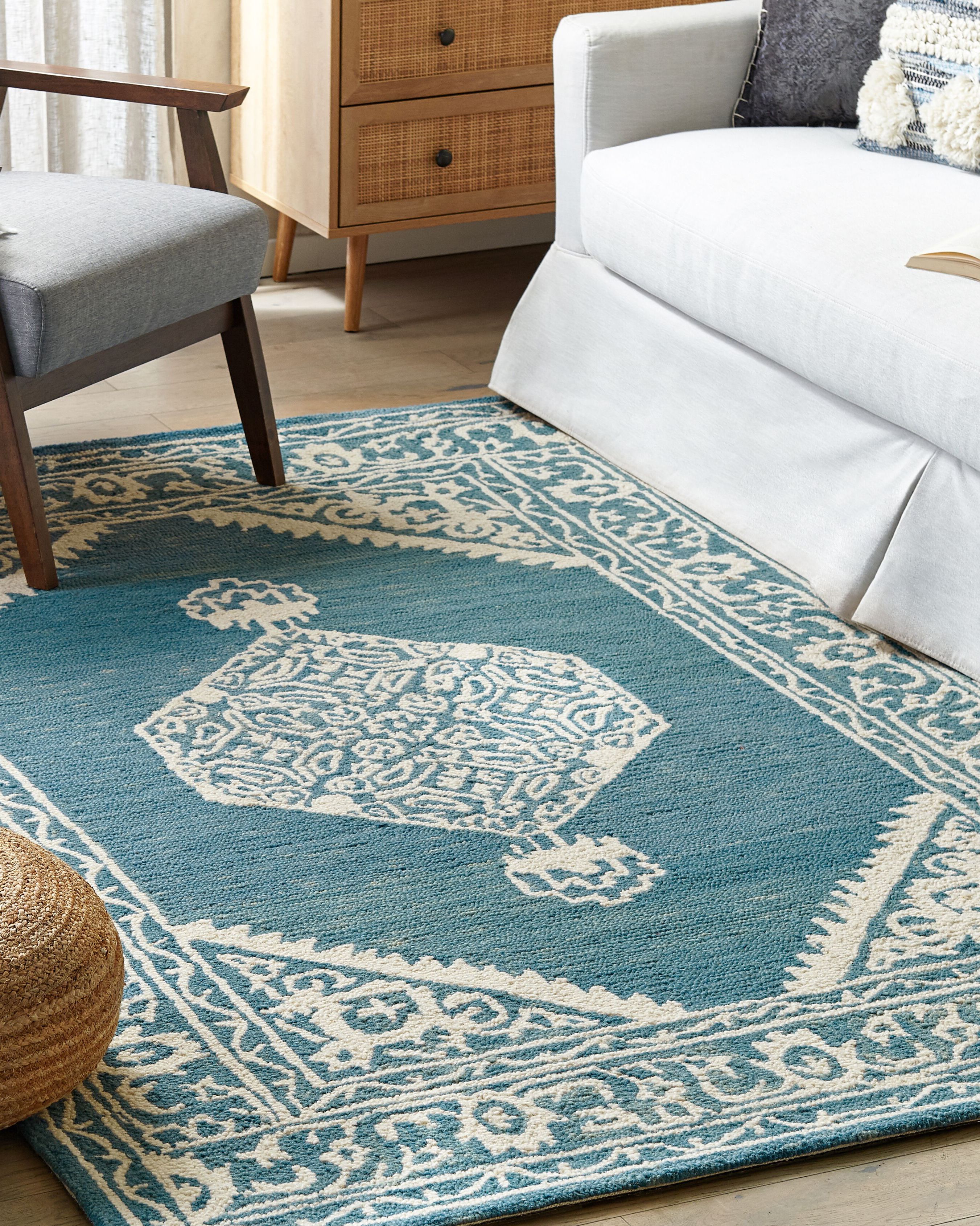 Rug GEVAS Blue 160 x 230 cm Wool