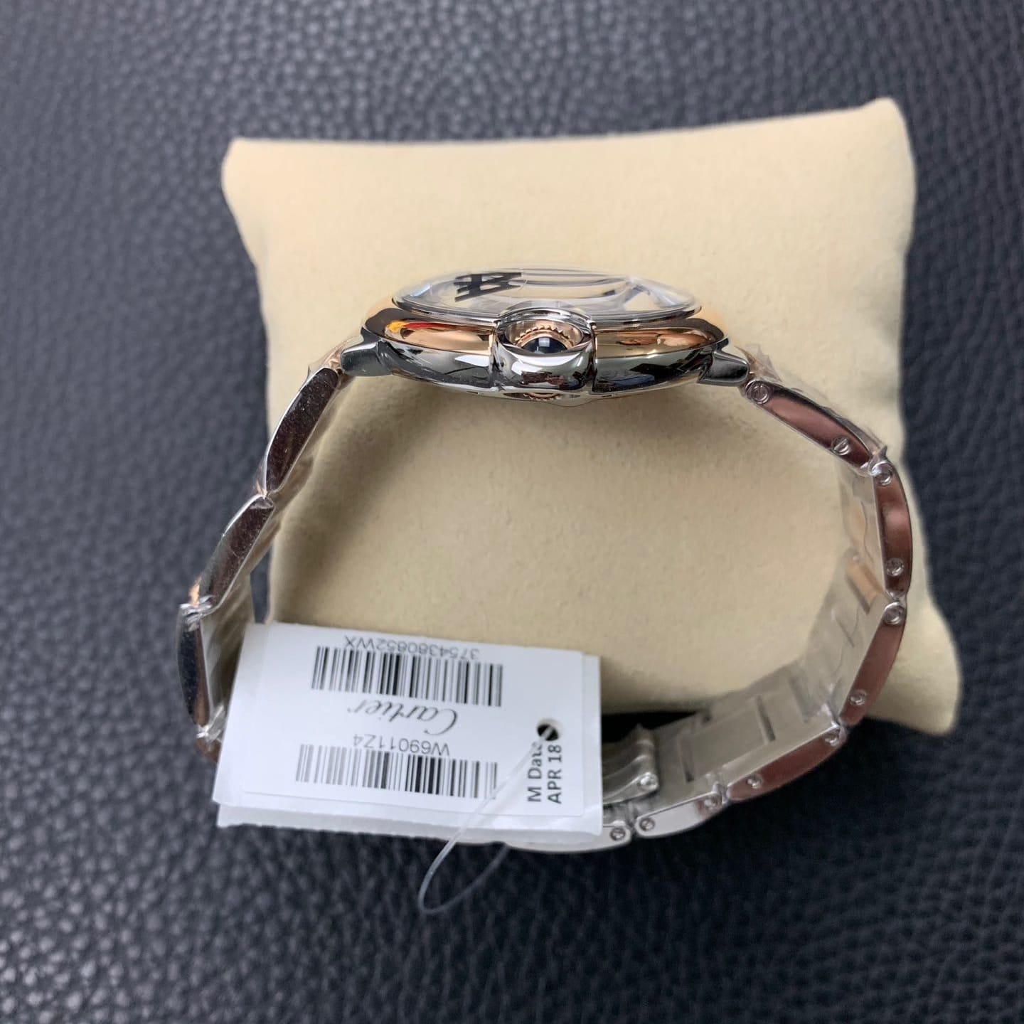 Fake Cartier Watch Ballon Bleu de Cartier Stainless Steel/Rose Gold 36mm Silver Dial W2BB0033 mechanical movement 3KF(1:1 replica) - Top club