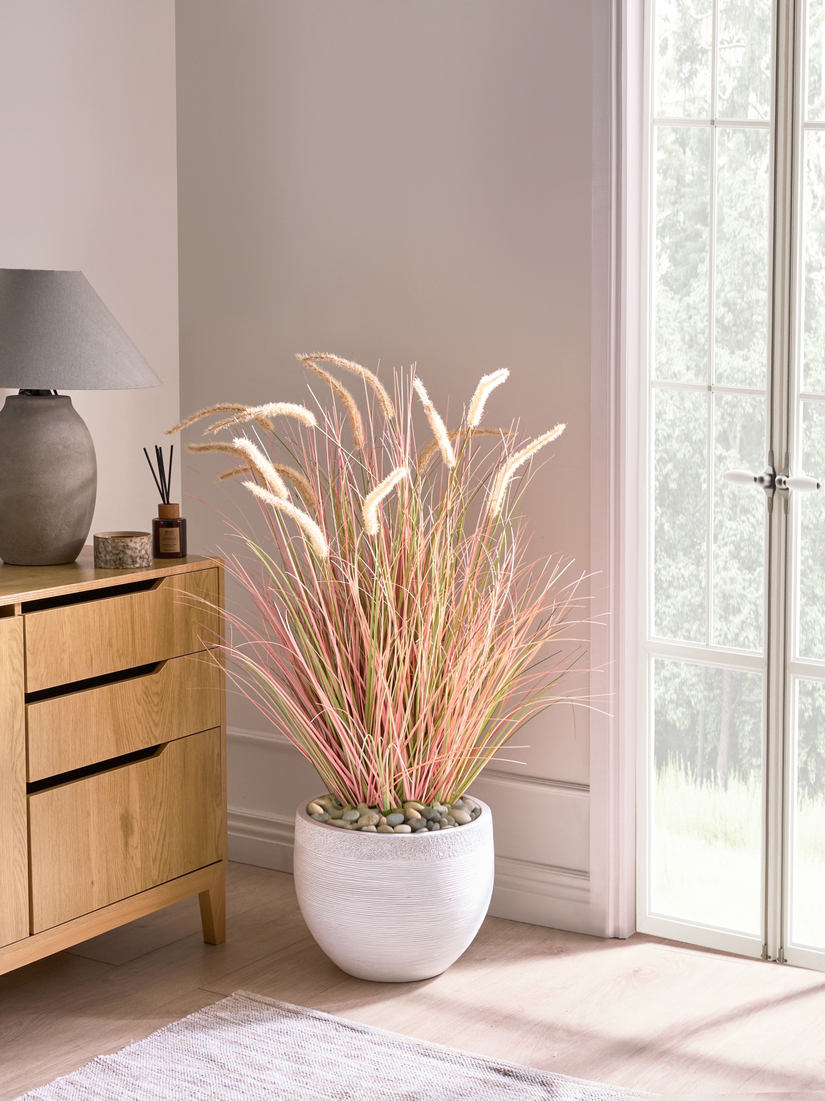 Artificial Plant BRISTLEGRASS 120 cm Orange