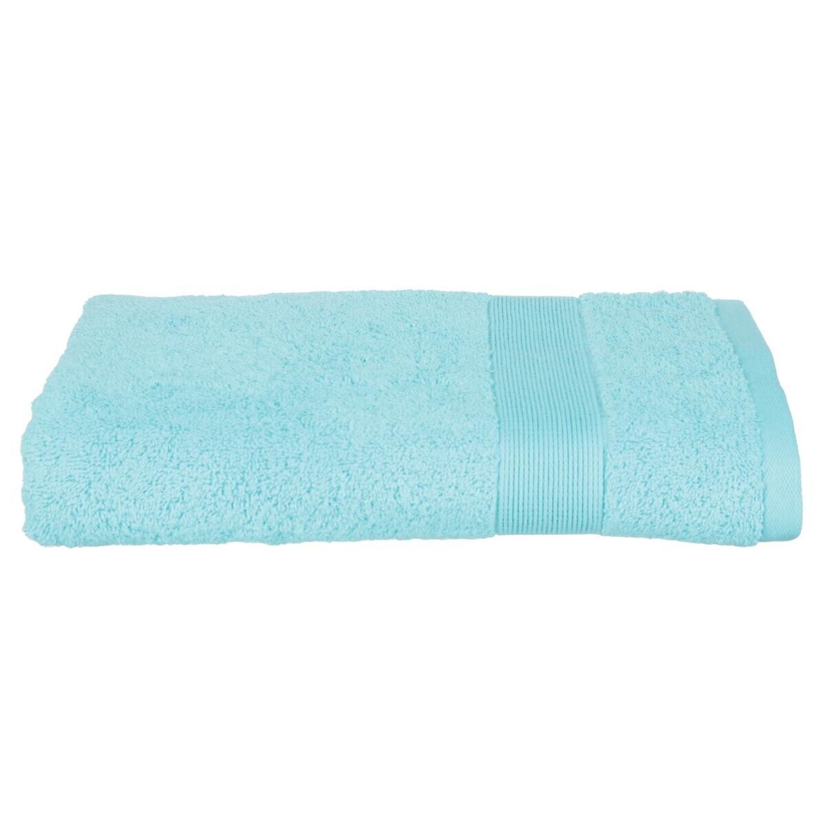 Shower towel "Essential", cotton Cotton, Turquoise Blue, 70x130 cm, 400 g/m&sup2;