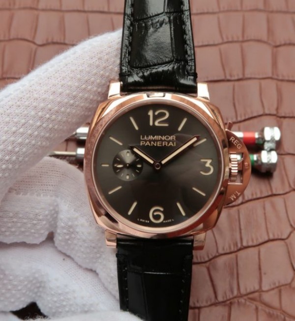 Replica Panerai XF Luminor Due 3 Days PAM677 Acciaio RG P.1000 - Top club