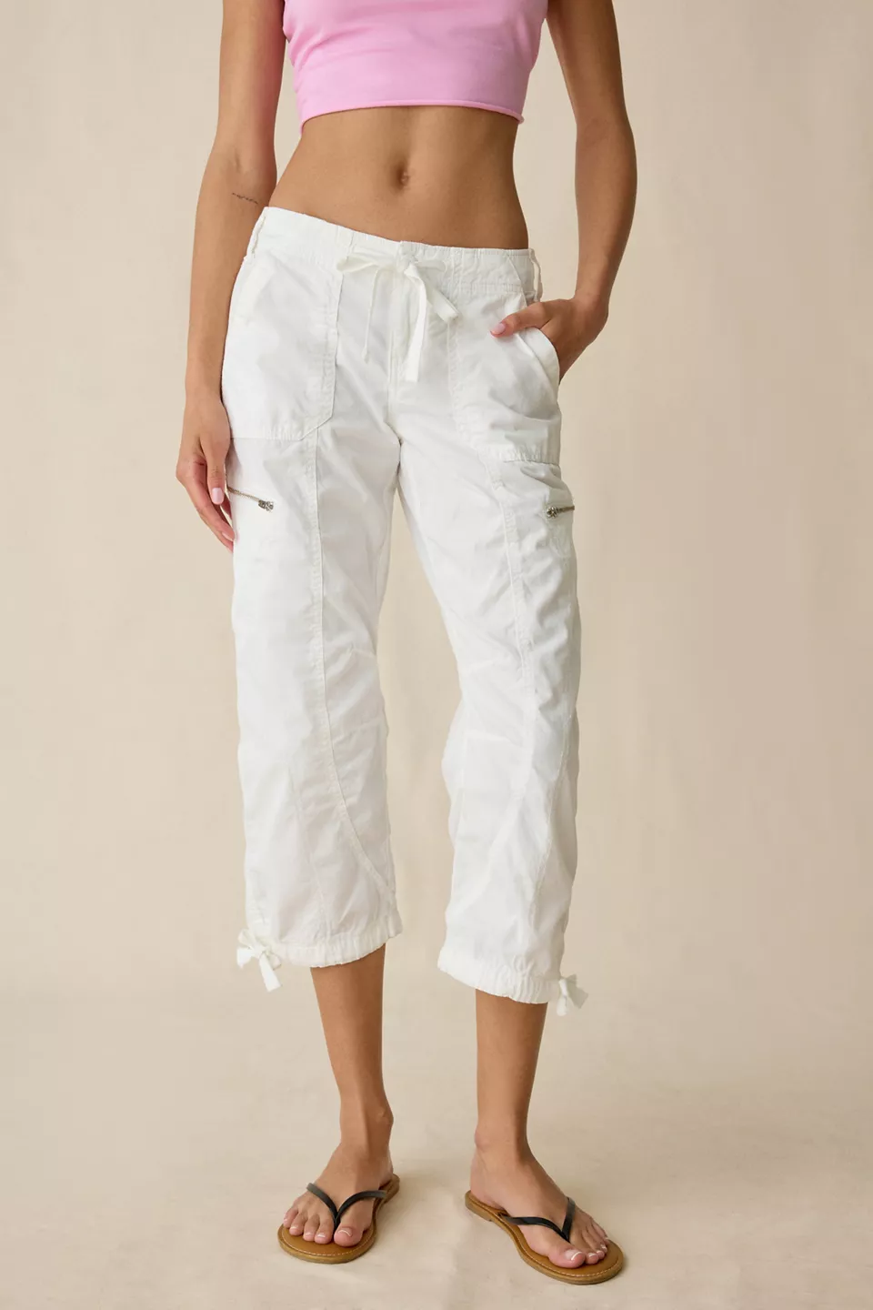 BDG Sidekick Crop Cotton Utility Pants
