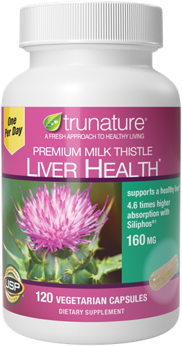 trunature® Premium Milk Thistle 160 mg, 120 Vegetarian Capsules