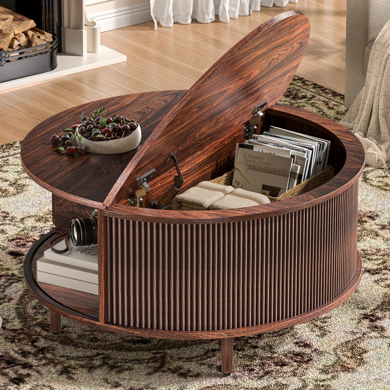 Round Coffee Table, 31.5