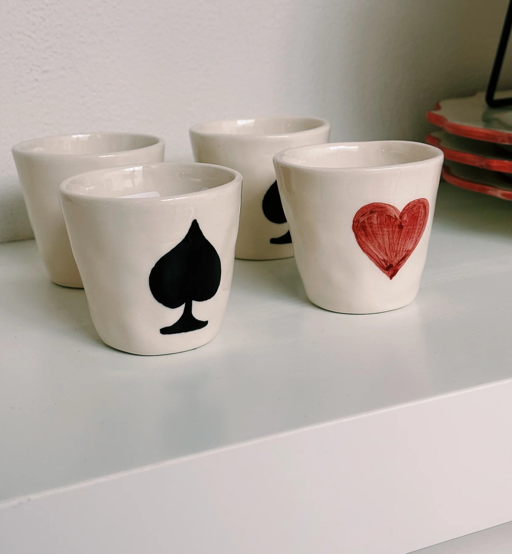 Queen of Hearts Espresso Cup