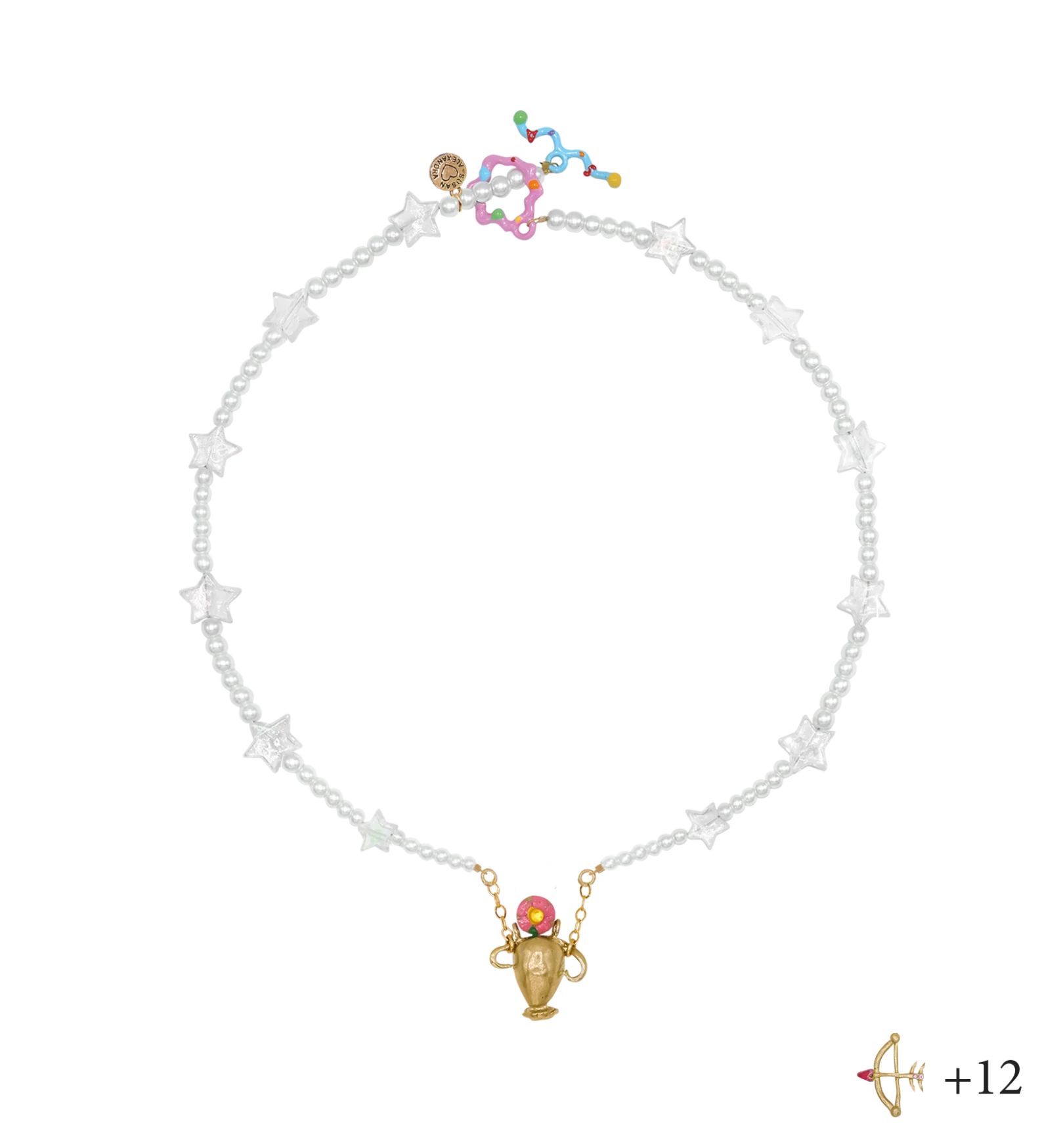 Susan Alexandra Zodiac Star Pearl Necklace