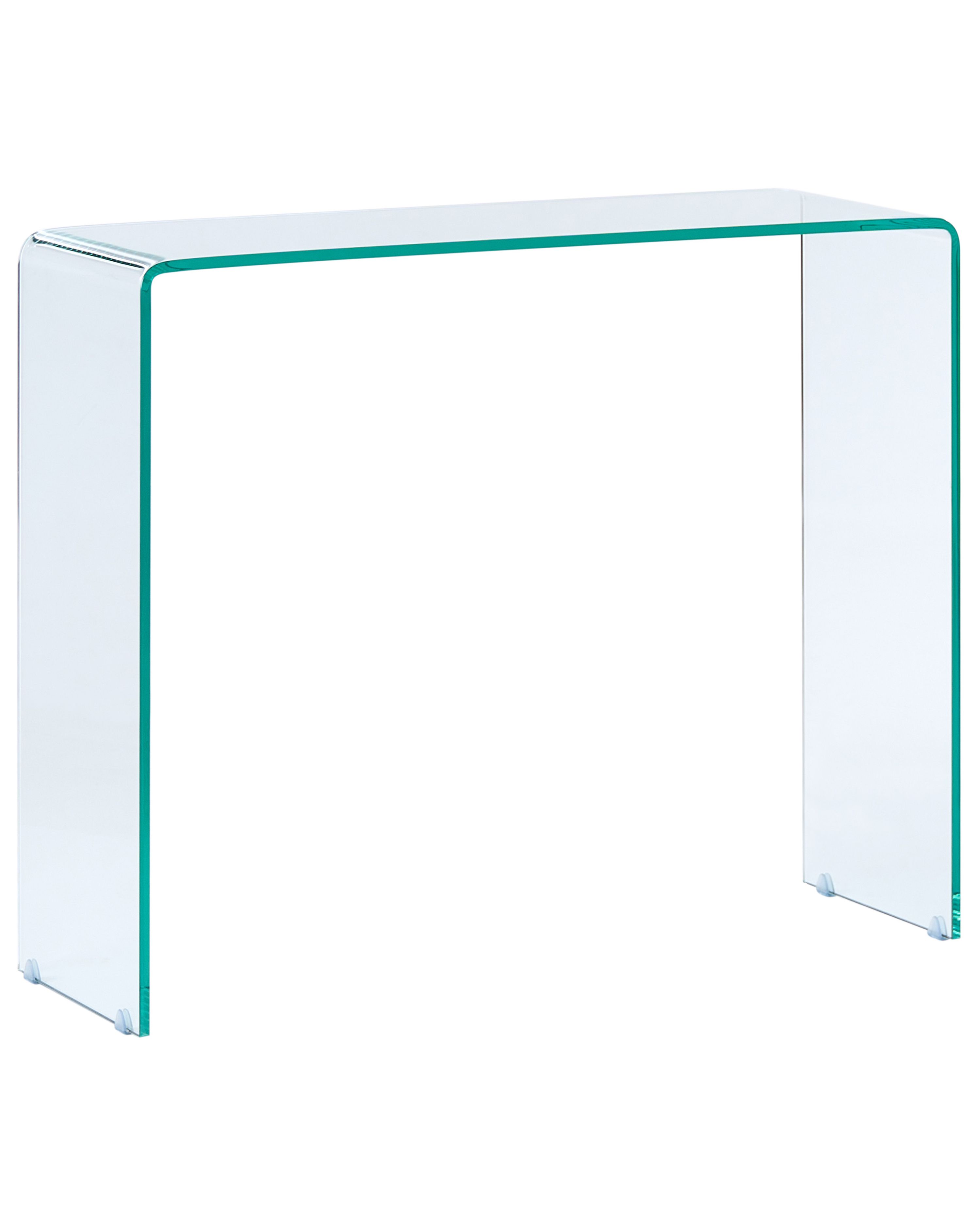 Console Table KENDALL Tempered Glass Transparent