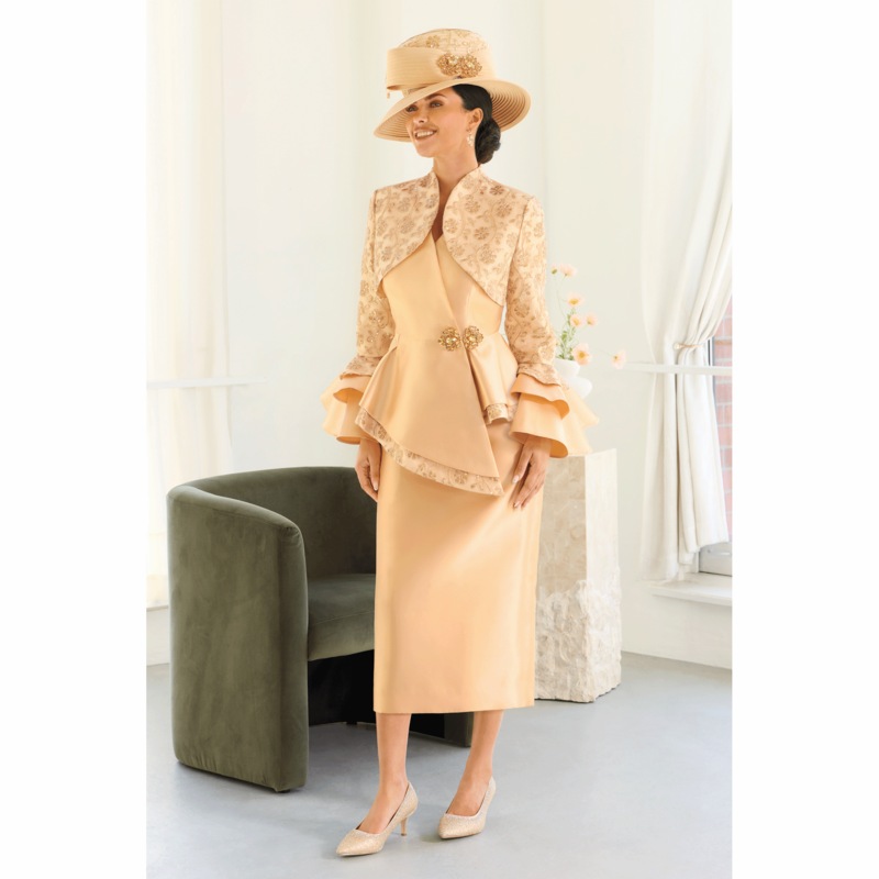 Raina Skirt Suit and Hat - MIDNIGHT VELVET CATALOG