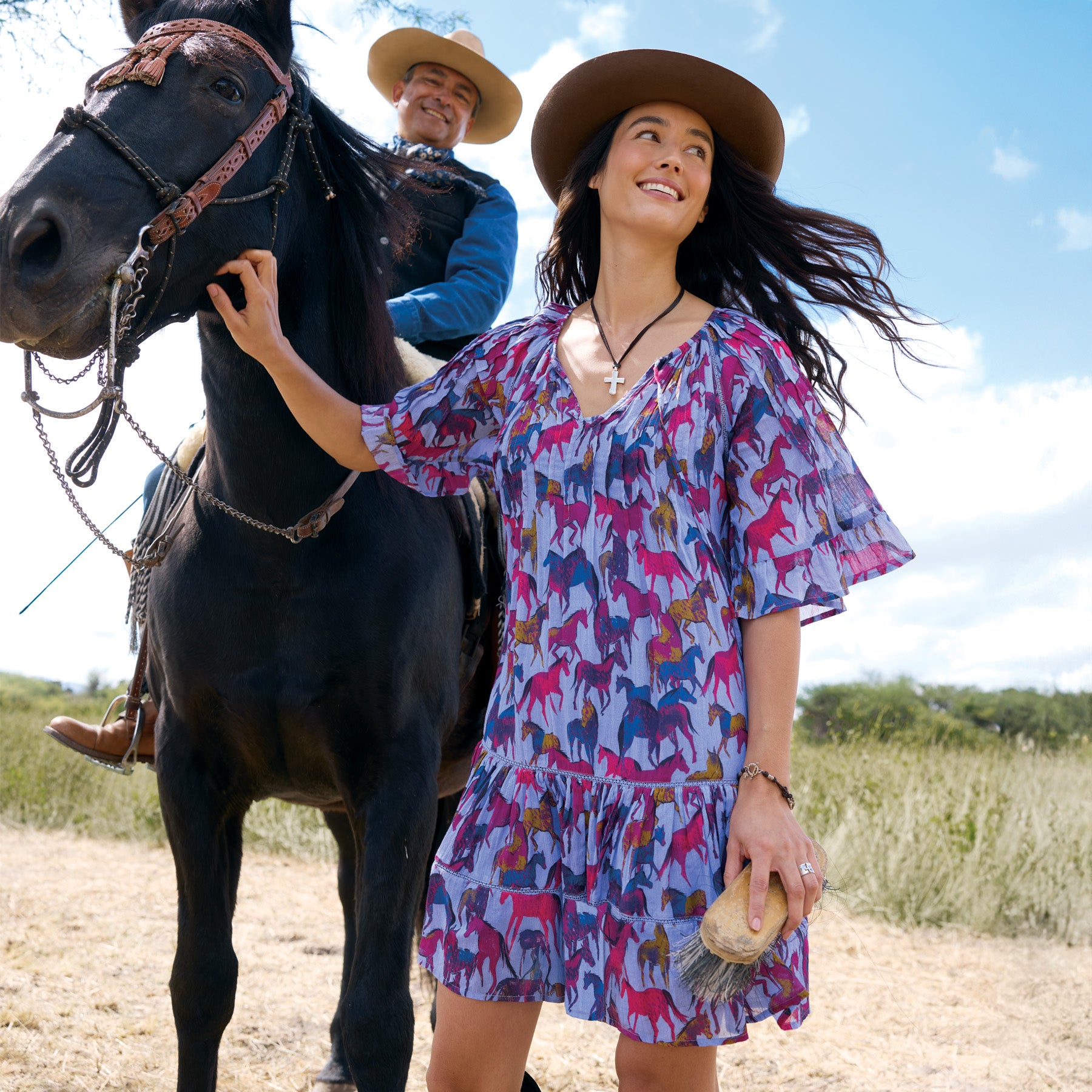 Aisha Printed Dress - Sundance Clothing