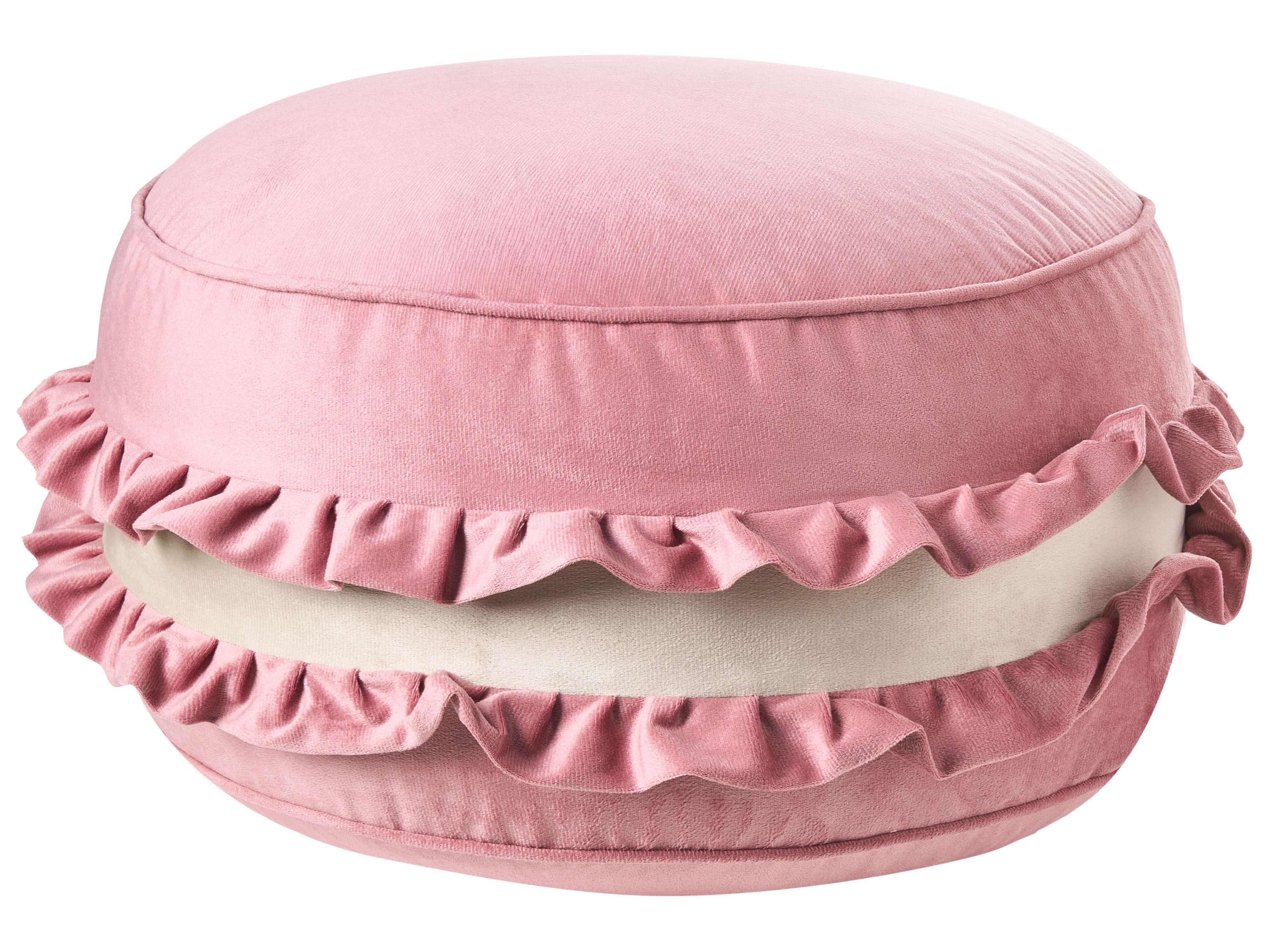 Kids Pouffe MAROT Velvet Pink