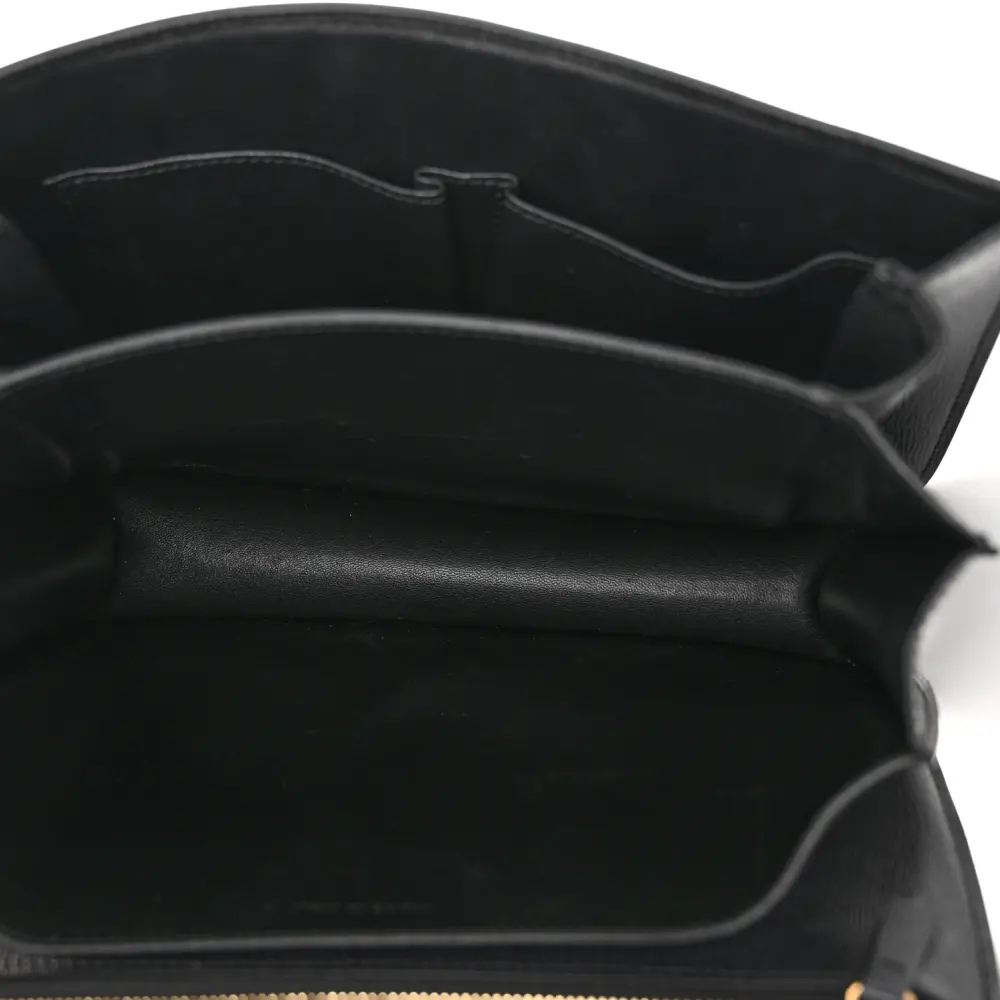 Mirror Quality Celine Black Liege Calfskin Box Bag Replica1:1High-quality replica