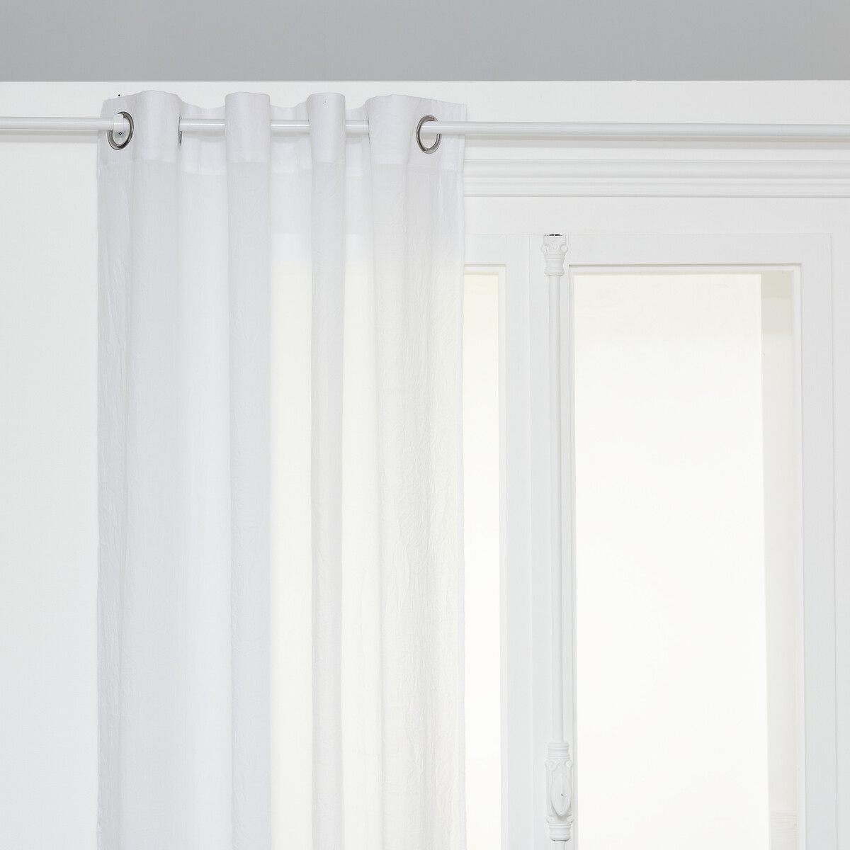 Sheer Curtain "Paxta" White, 135x240 cm