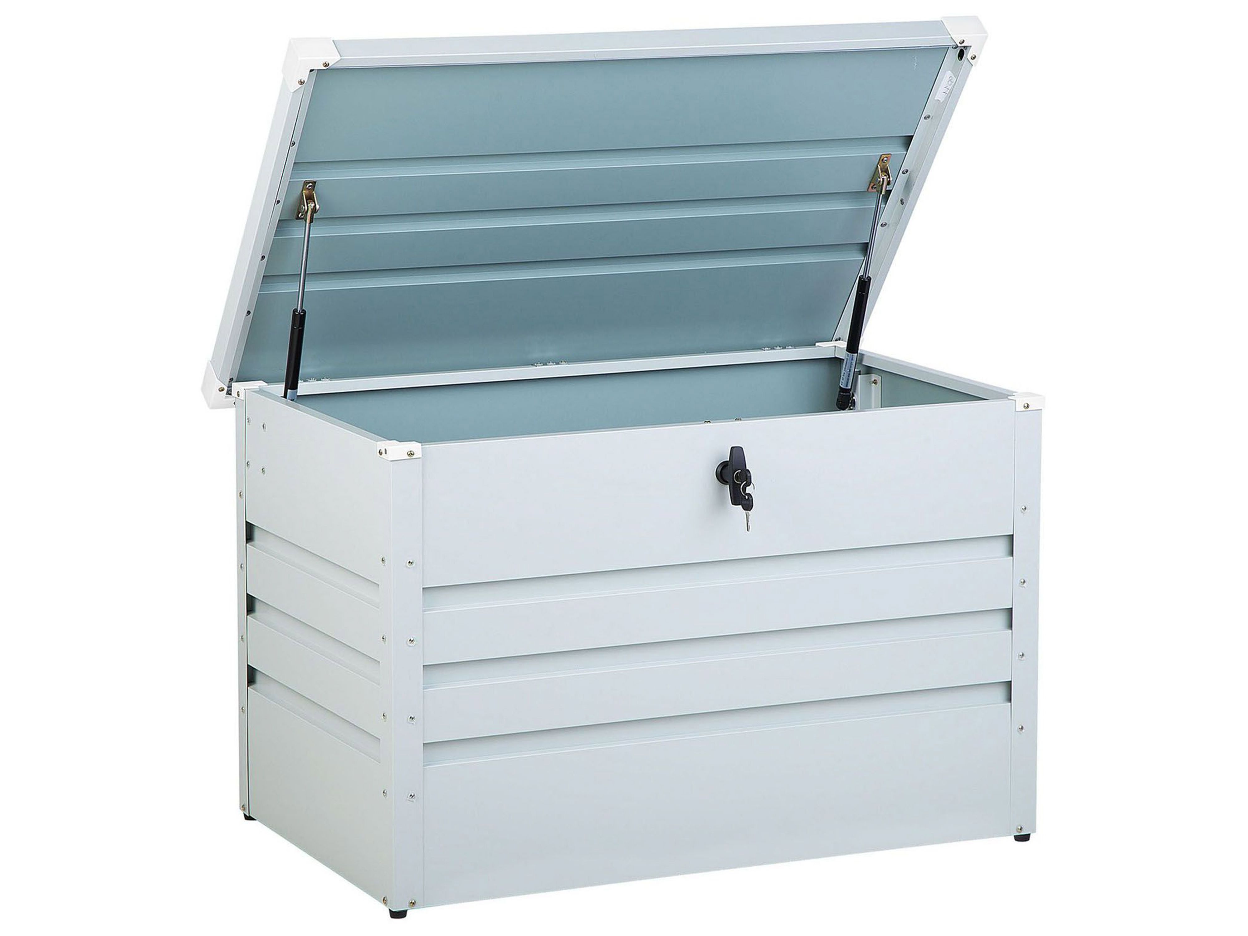 Storage Box CEBROSA 100 cm 62 cm Light Grey